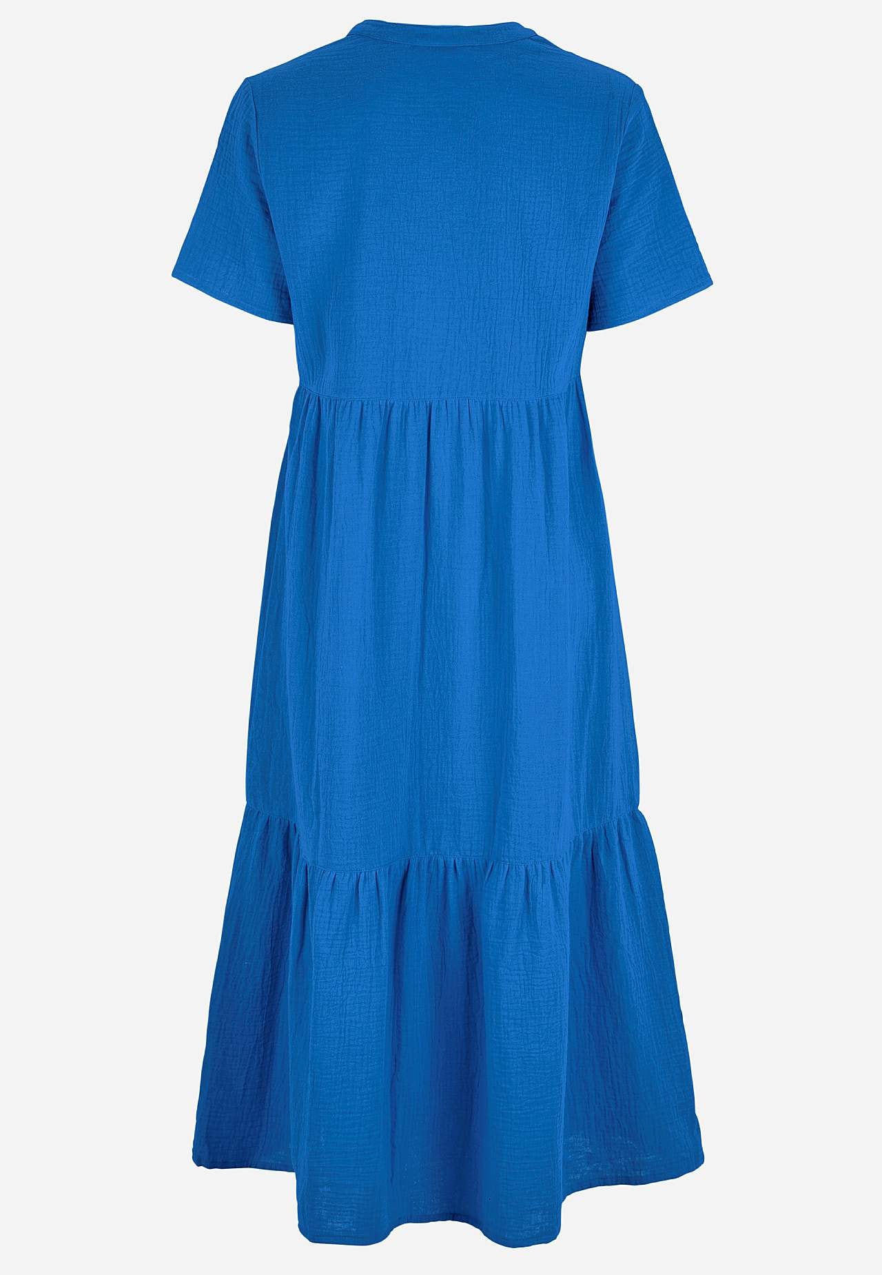 Dress in crinkled cotton Patricia
