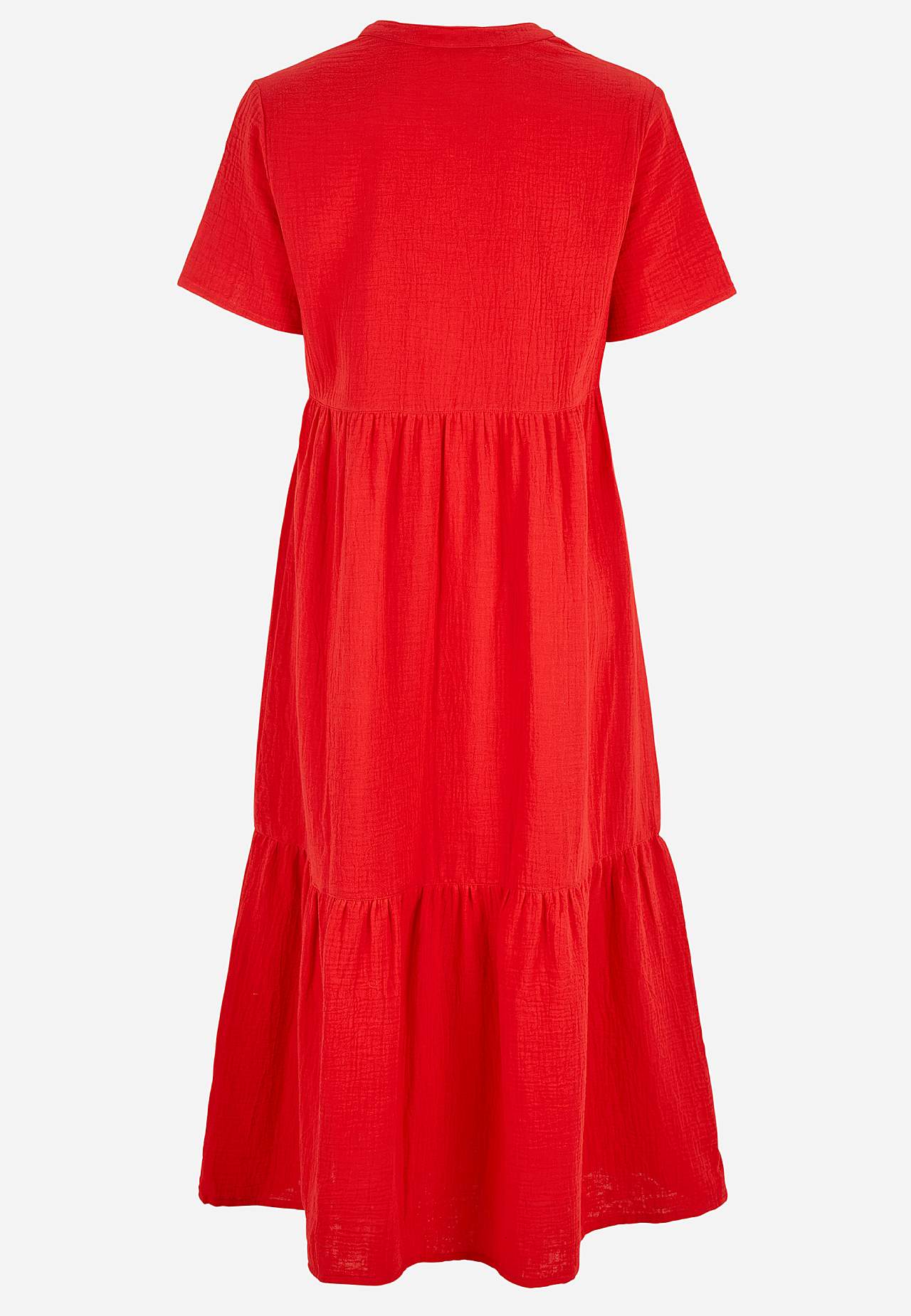 Dress in crinkled cotton Patricia