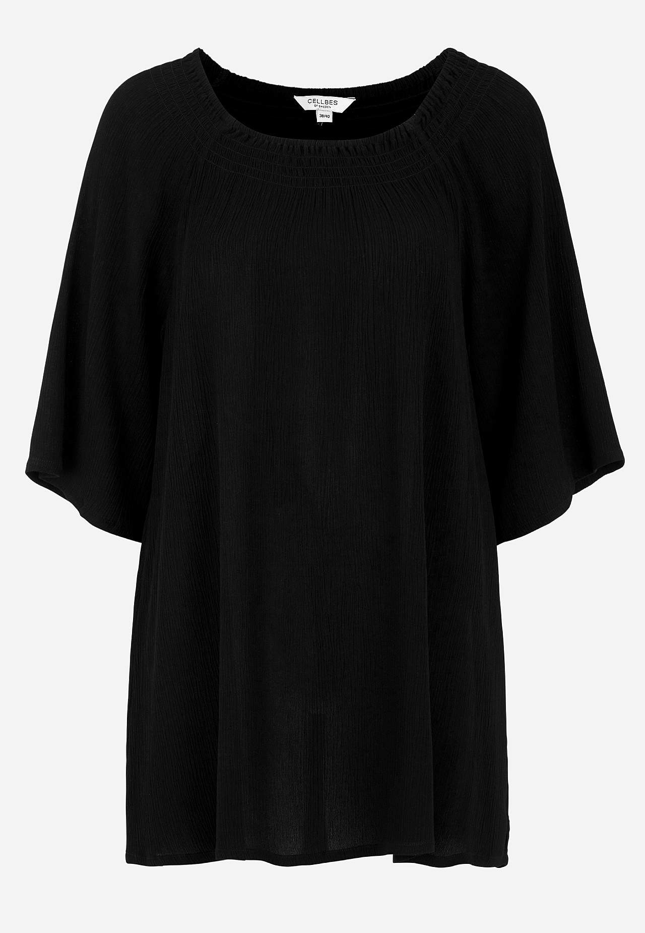 Tunic in viscose crepe