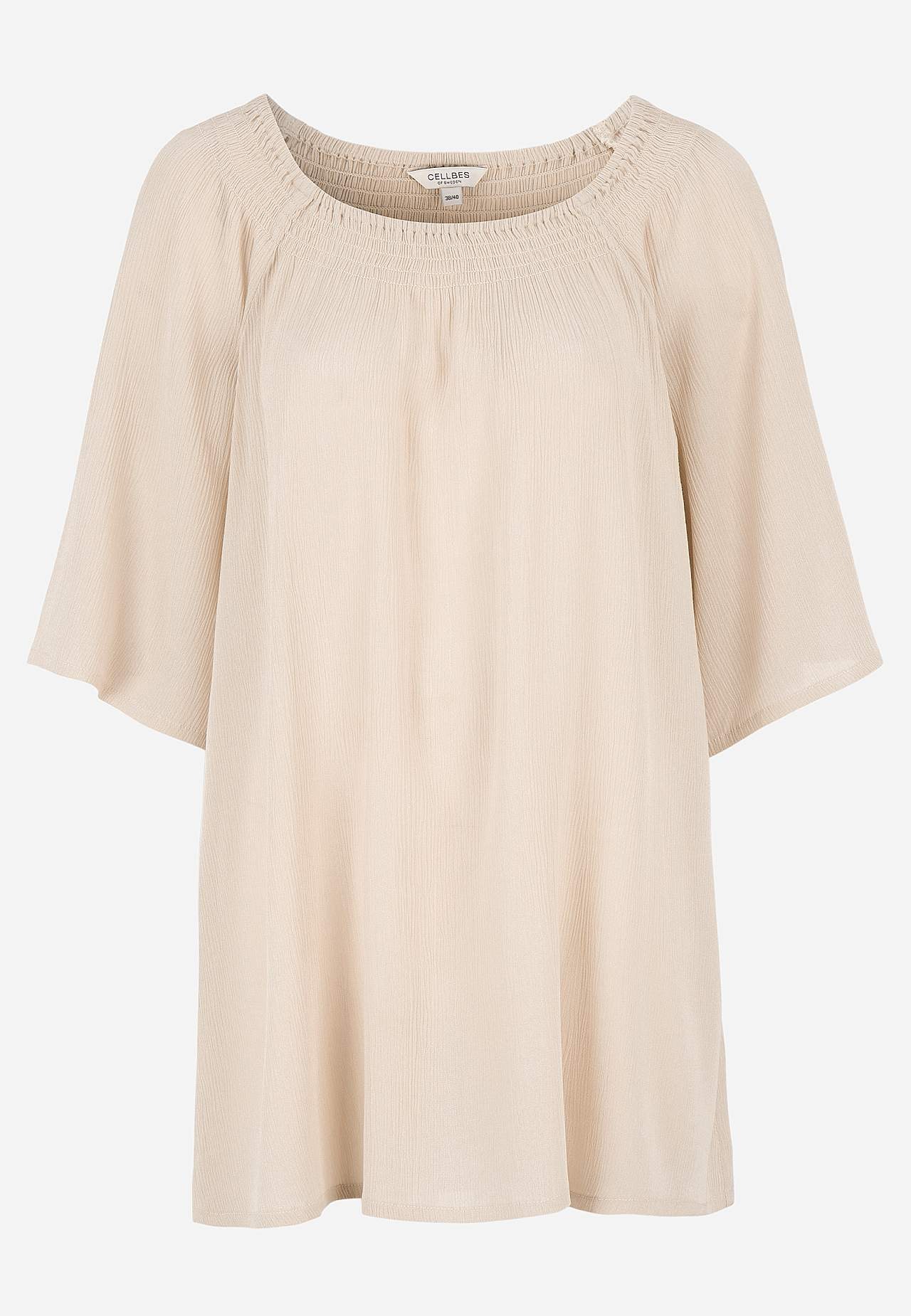 Tunic in viscose crepe