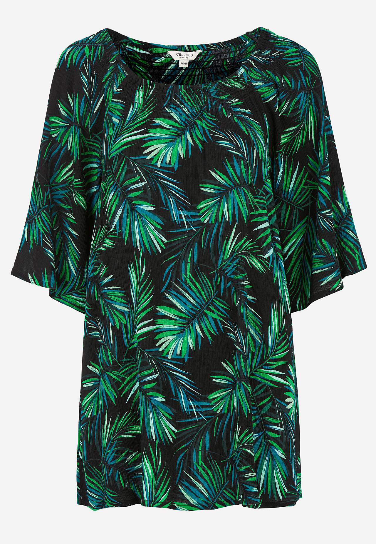 Tunic in viscose crepe