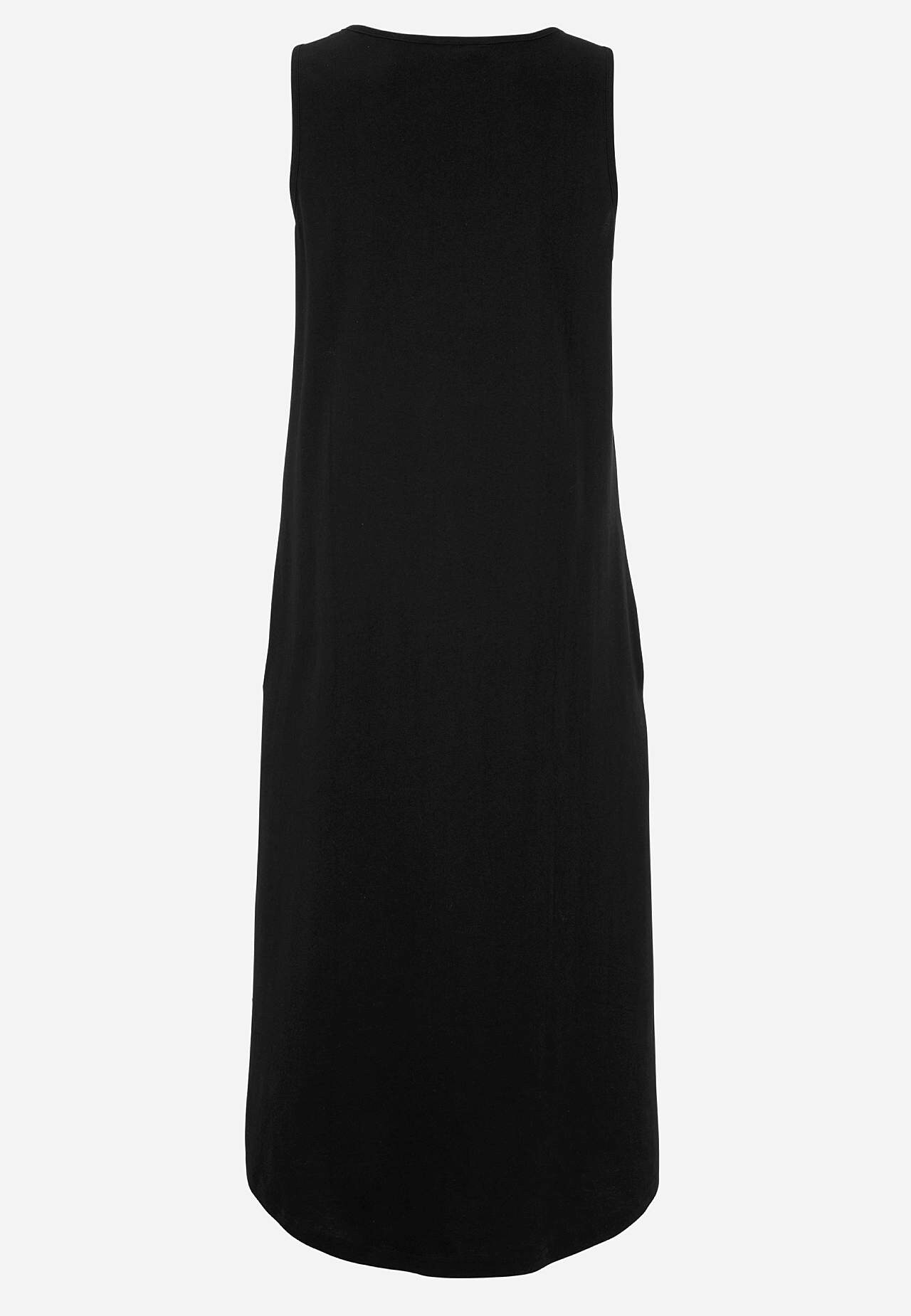 Sleeveless jersey dress