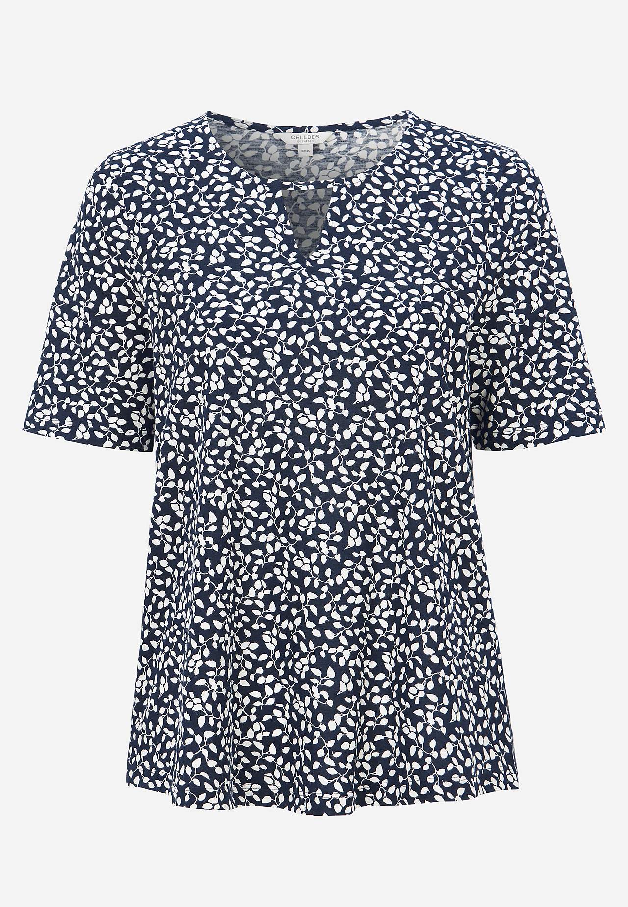 Short-sleeved jersey top