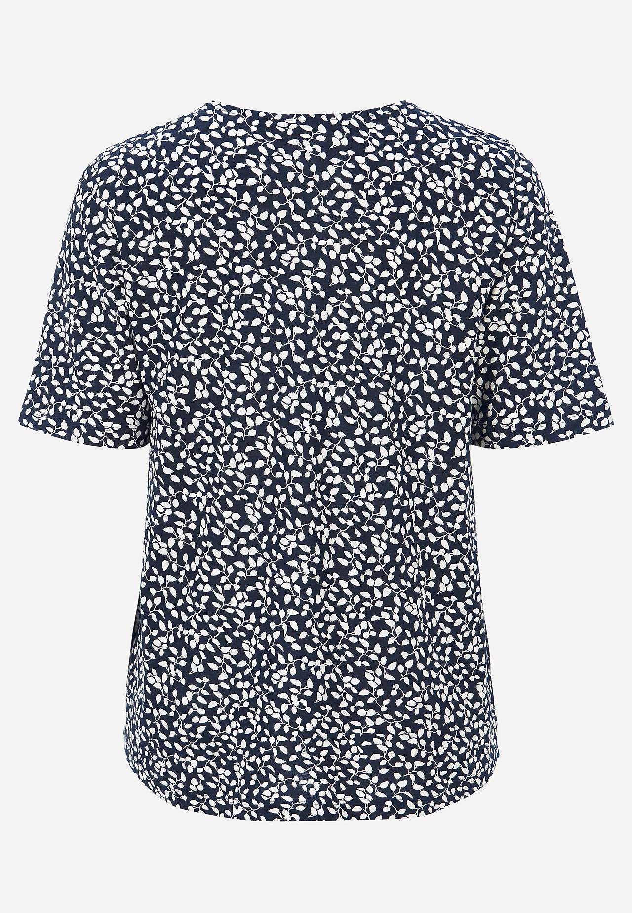 Short-sleeved jersey top