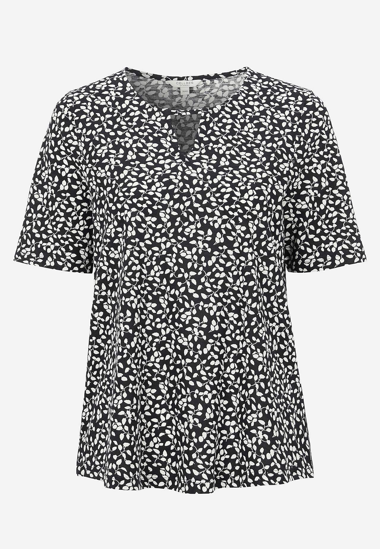 Short-sleeved jersey top