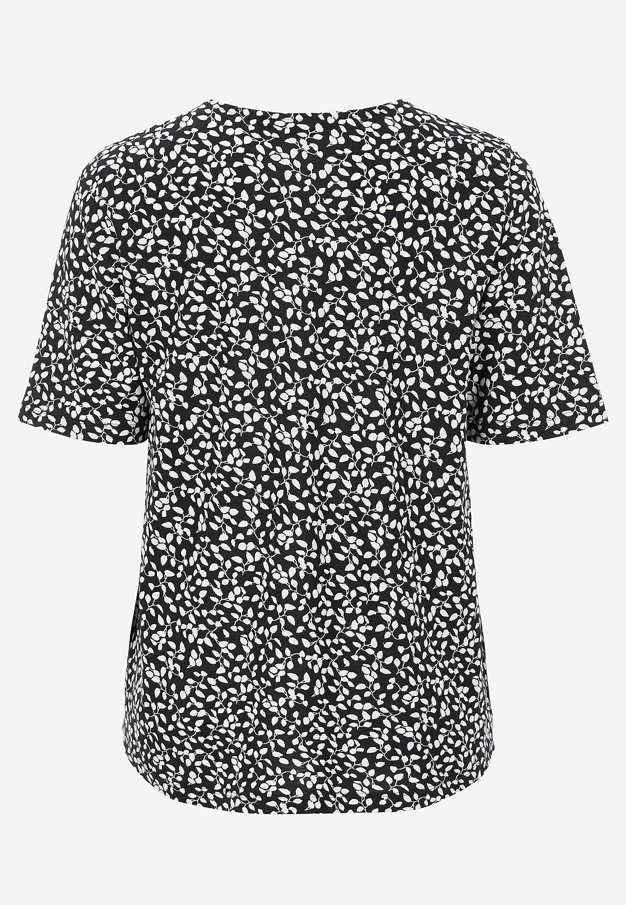 Short-sleeved jersey top