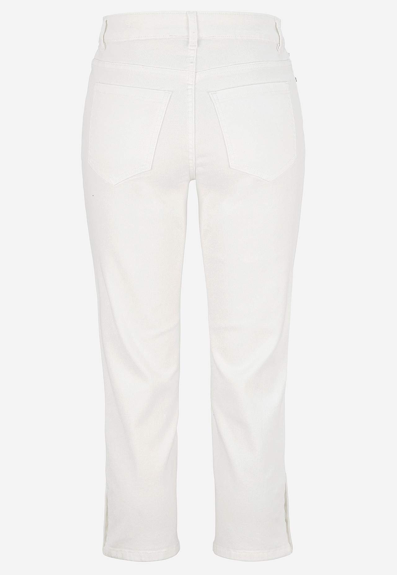 Crop jeans with five-pocket design