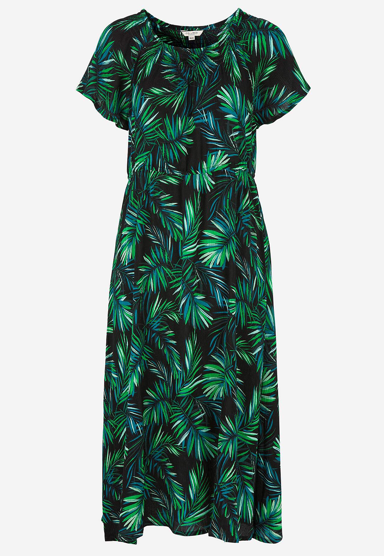 Dress in viscose crepe