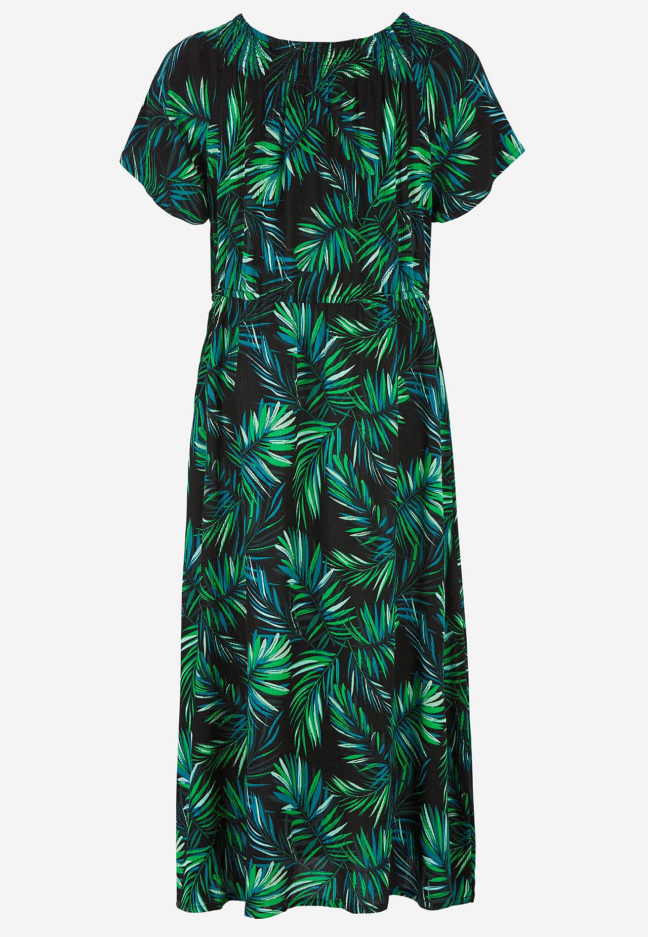 Dress in viscose crepe