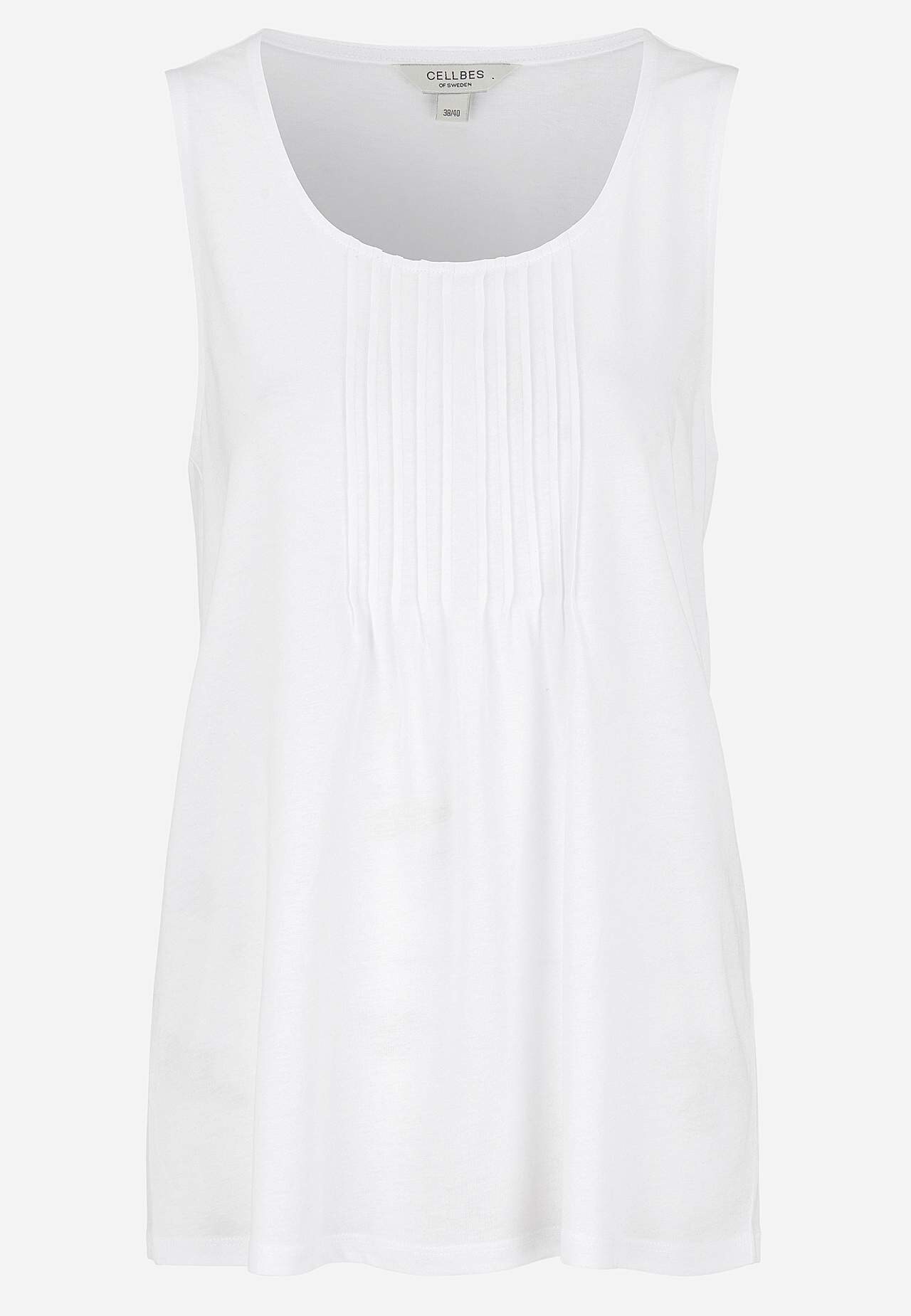 Top with decorative pin-tuck
