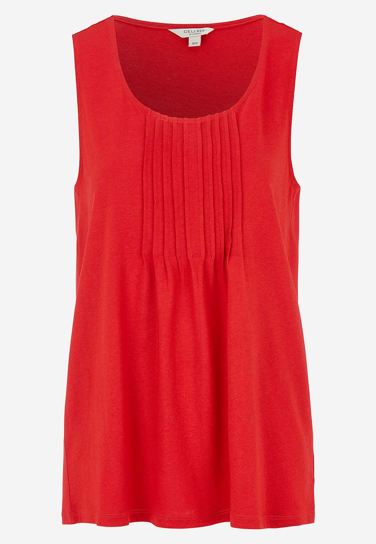 Top with decorative pin-tuck
