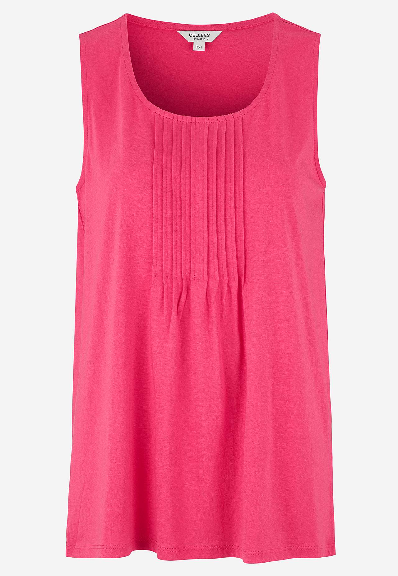 Top with decorative pin-tuck