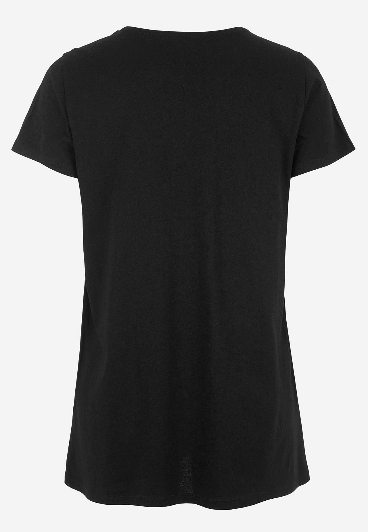 Short-sleeved jersey tuniq