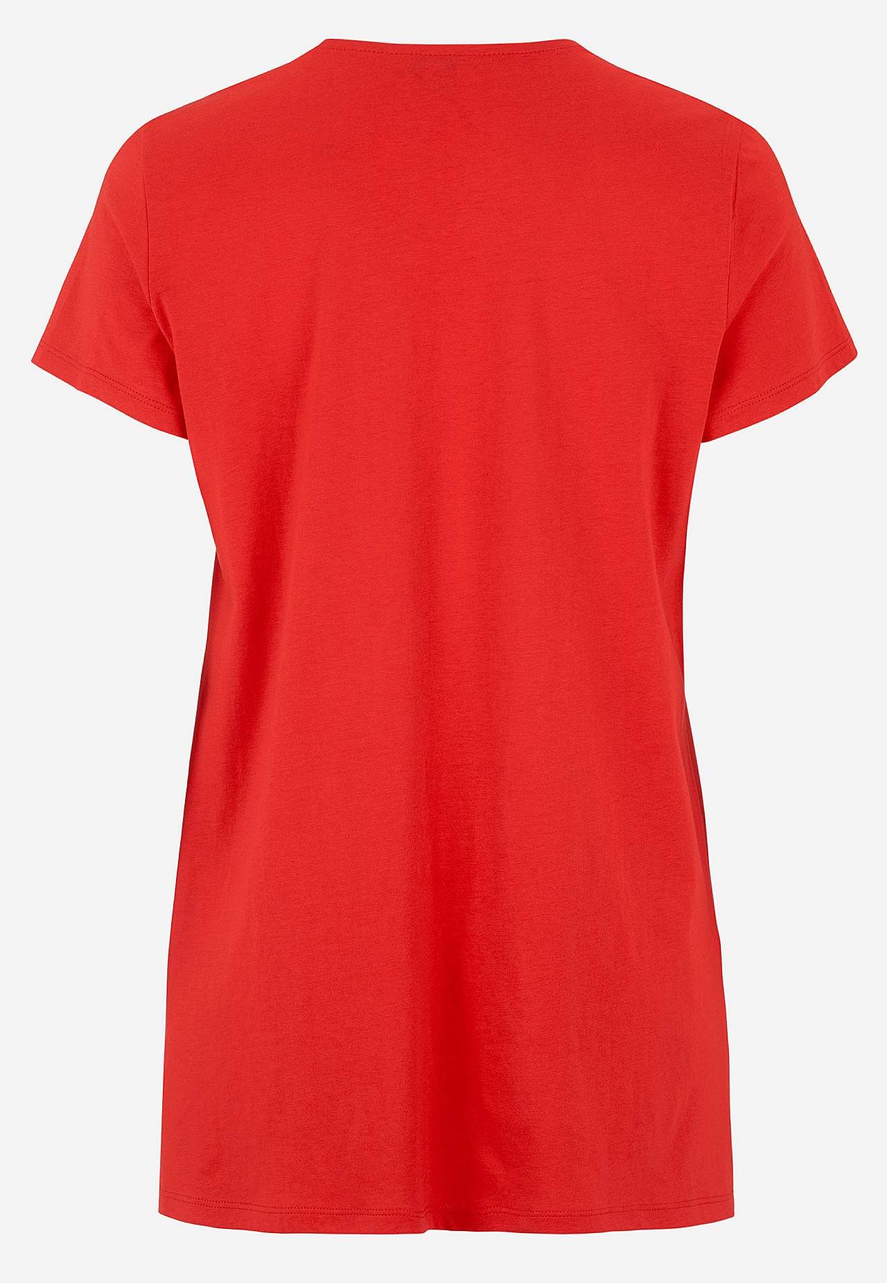 Short-sleeved jersey tuniq