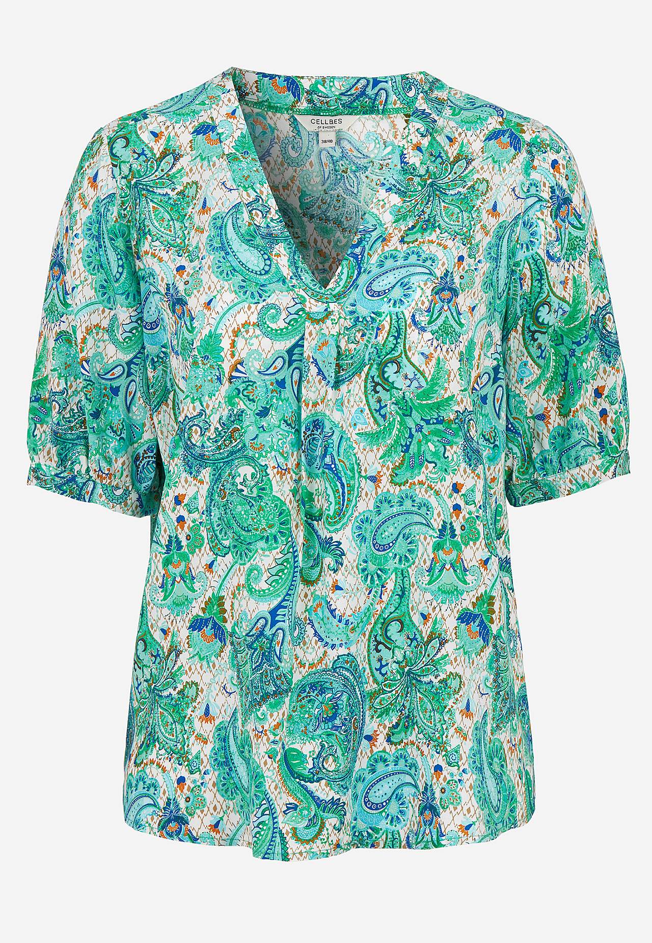 Short-sleeved blouse
