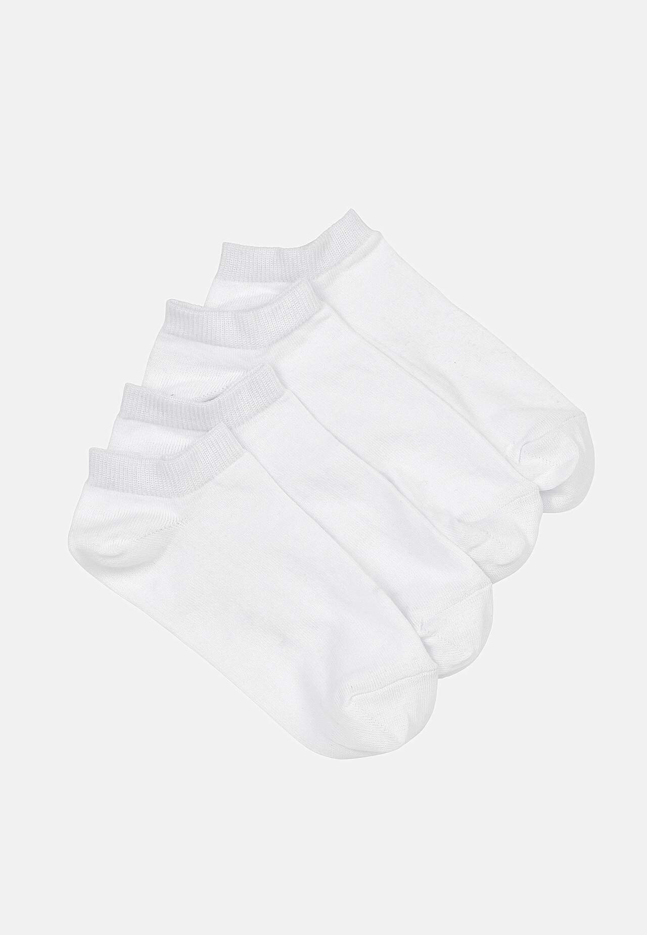 Ankle sock in cotton mix 4-pack