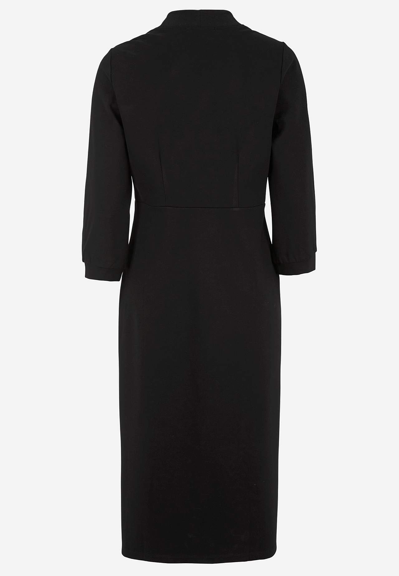Elegant, v-neck jersey dress