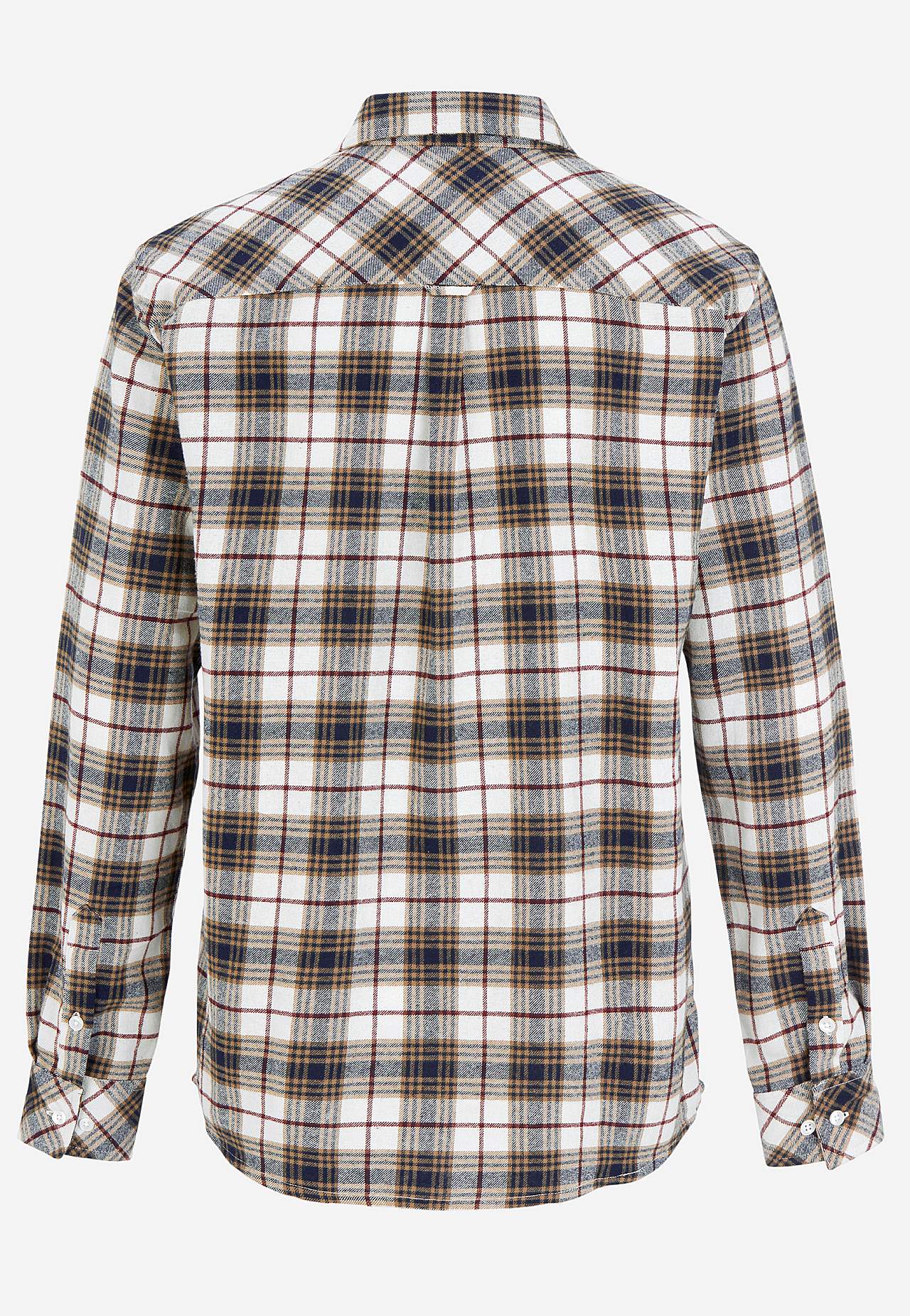 Checked flannel shirt