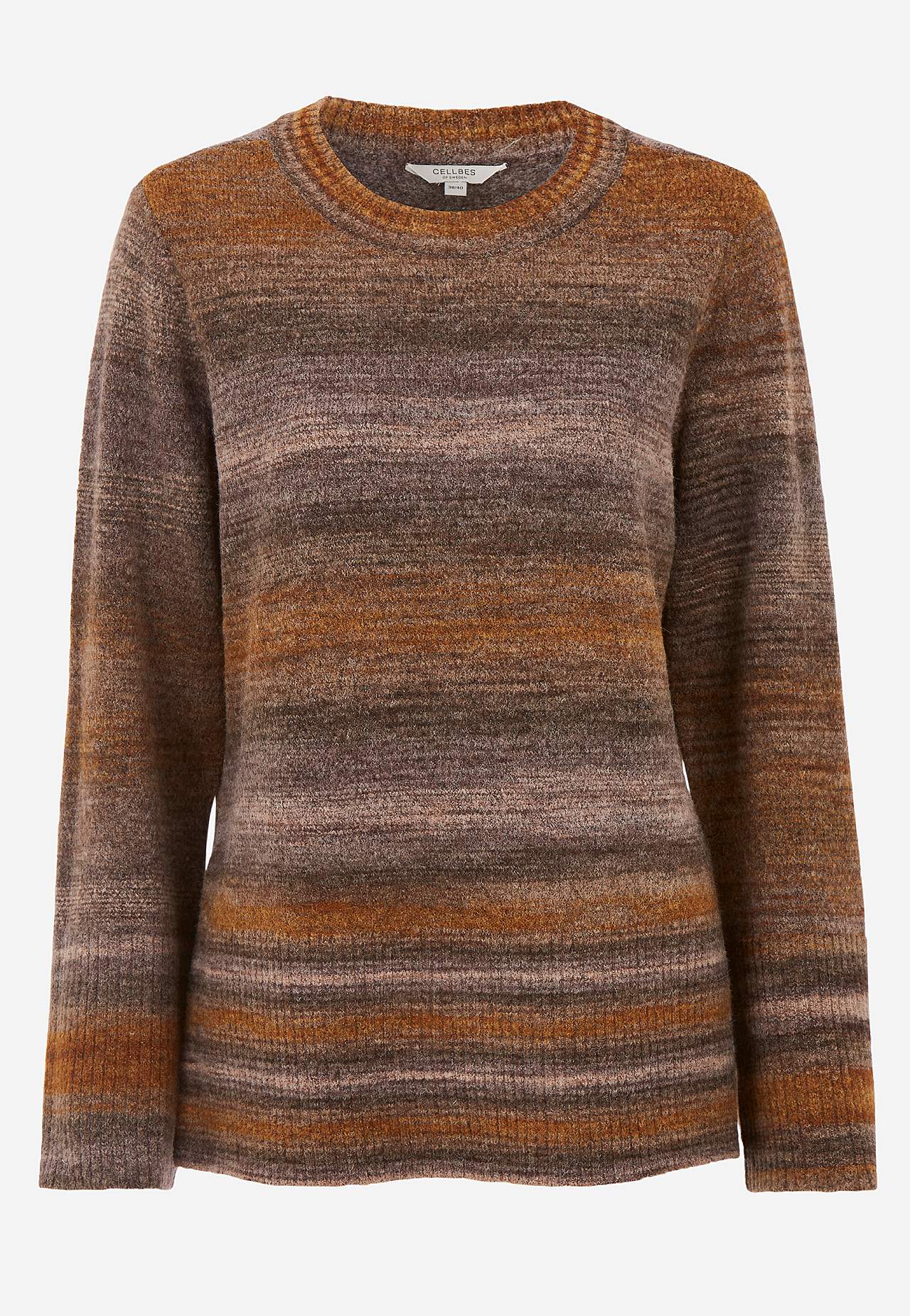 Knitted, multi coloured sweater
