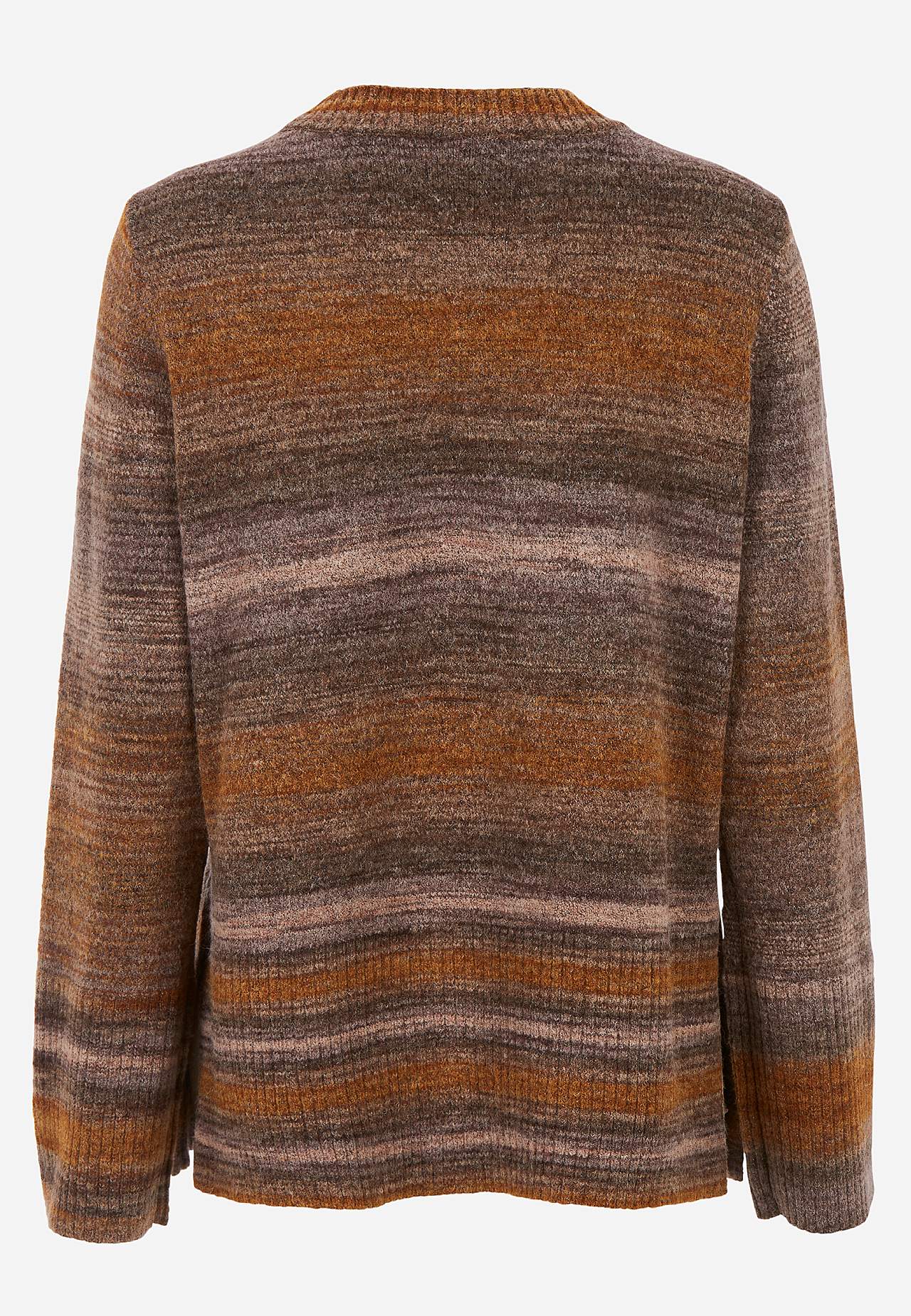 Knitted, multi coloured sweater