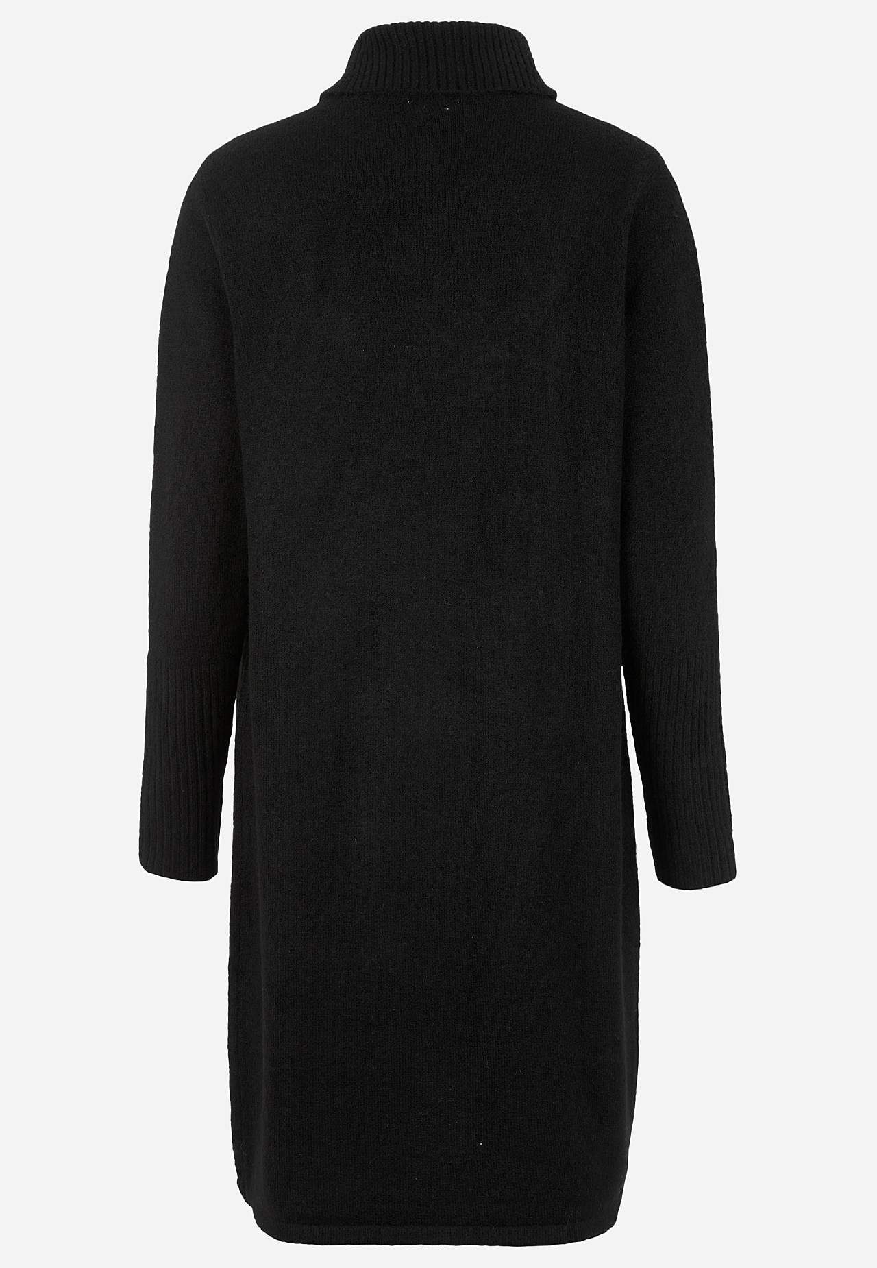 Knitted polo shirt with wrap detail at front