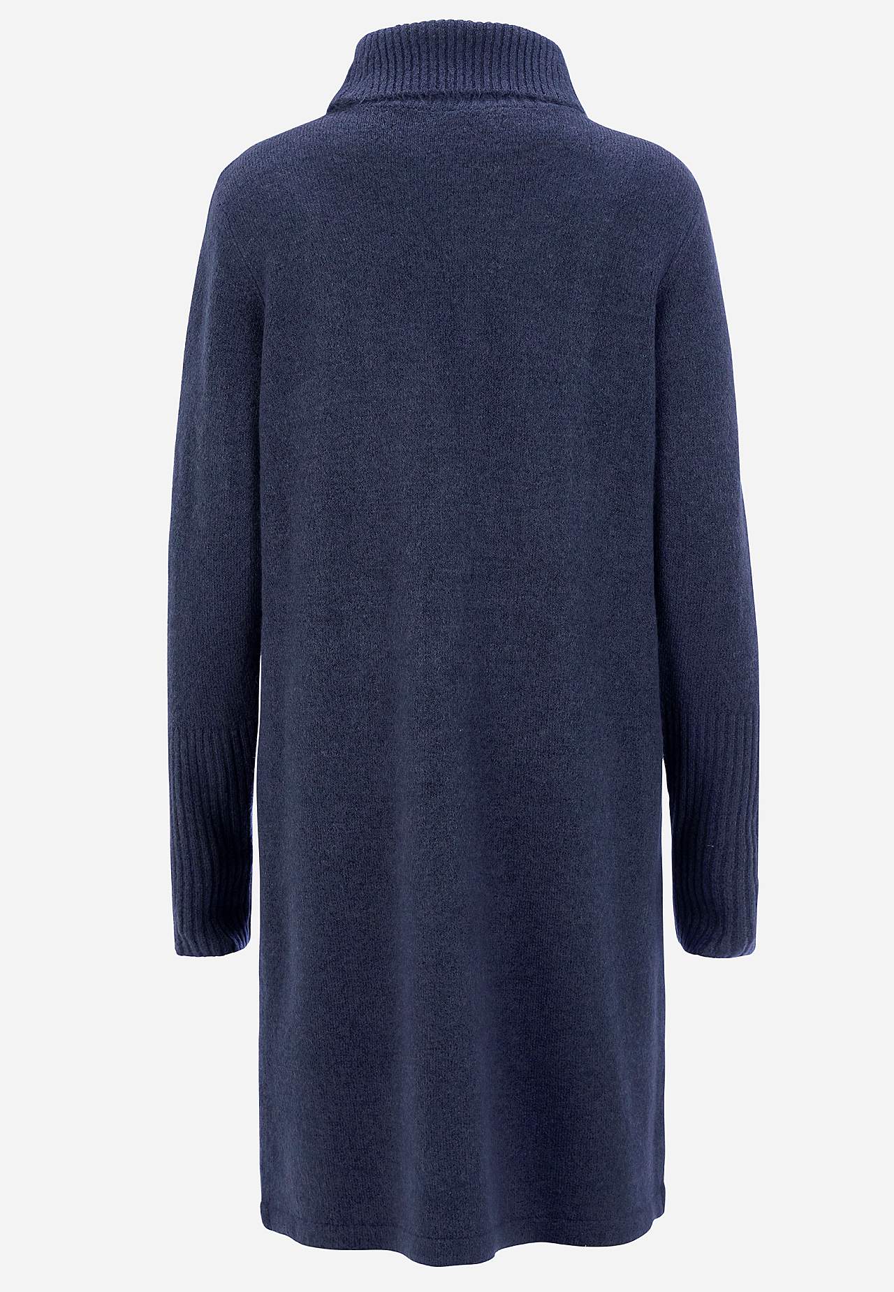 Knitted polo shirt with wrap detail at front