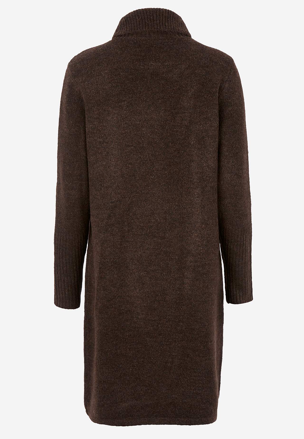 Knitted polo shirt with wrap detail at front