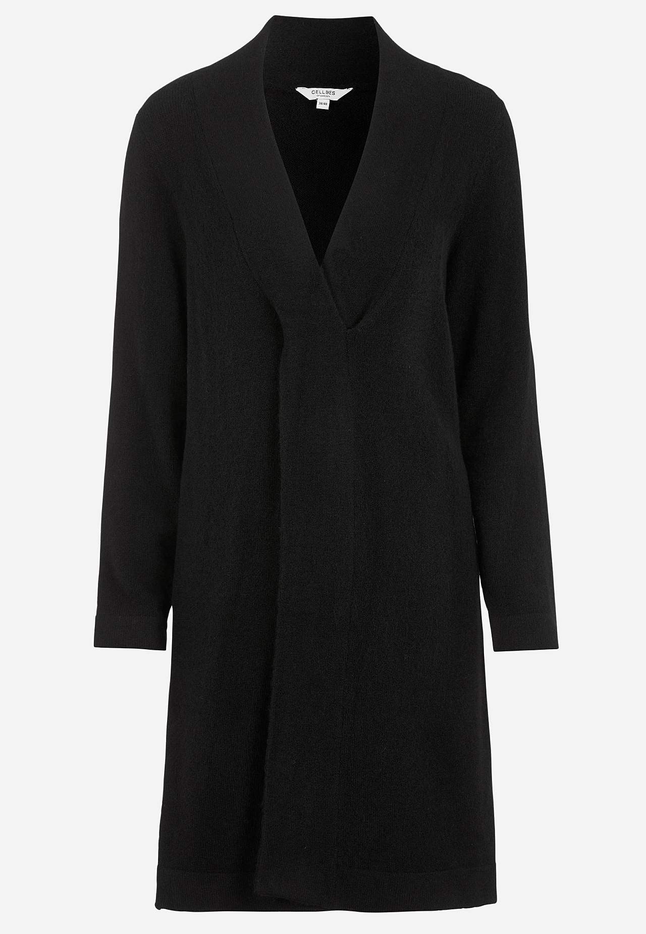 Knitted tunic with twisted detail