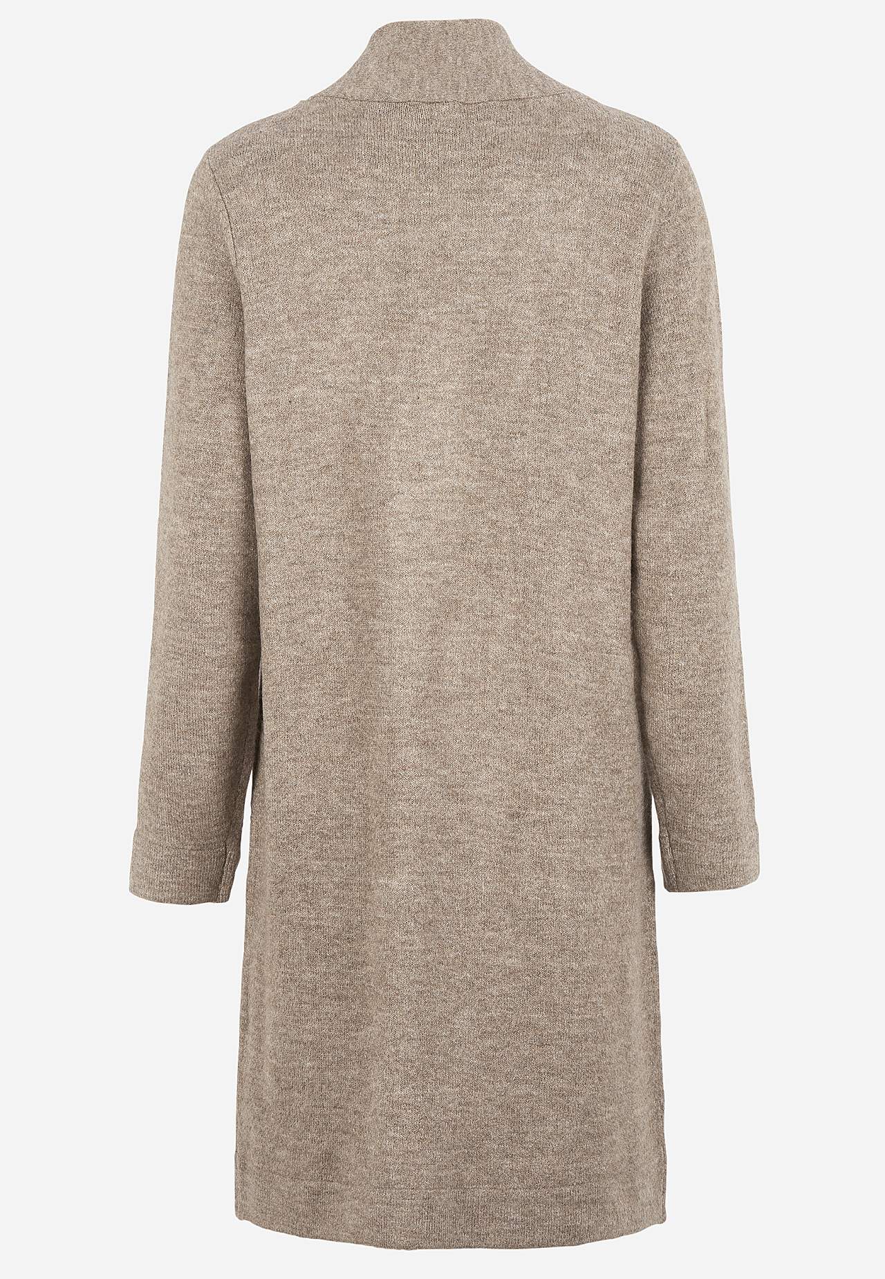 Knitted tunic with twisted detail