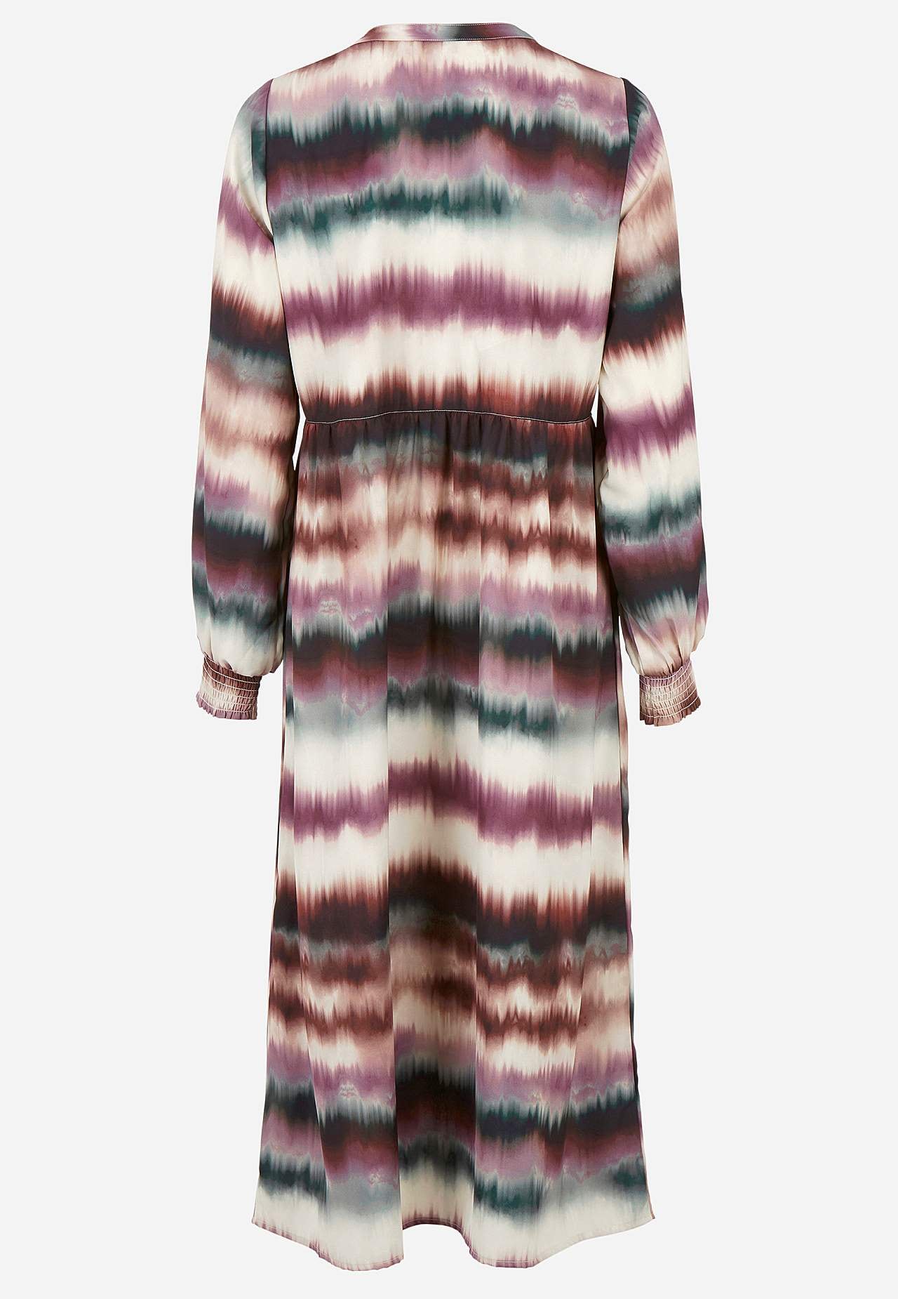 Dress with puff sleeves