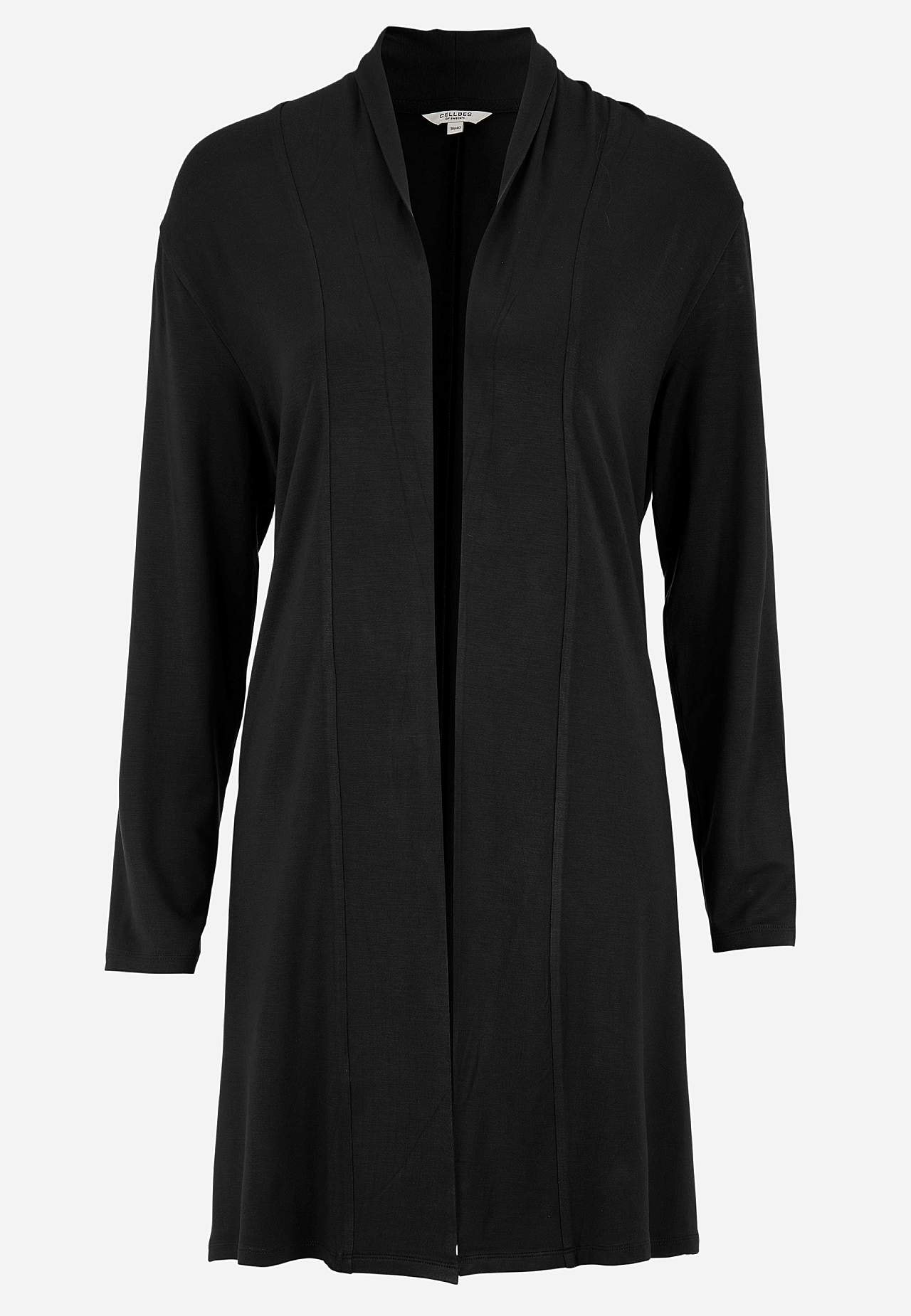 Long cardigan in tricot