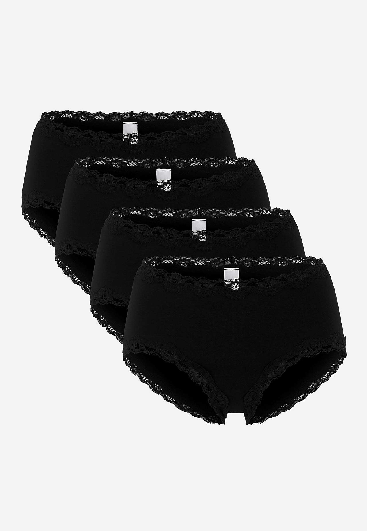 Hipster briefs with lace Ella 4-pack