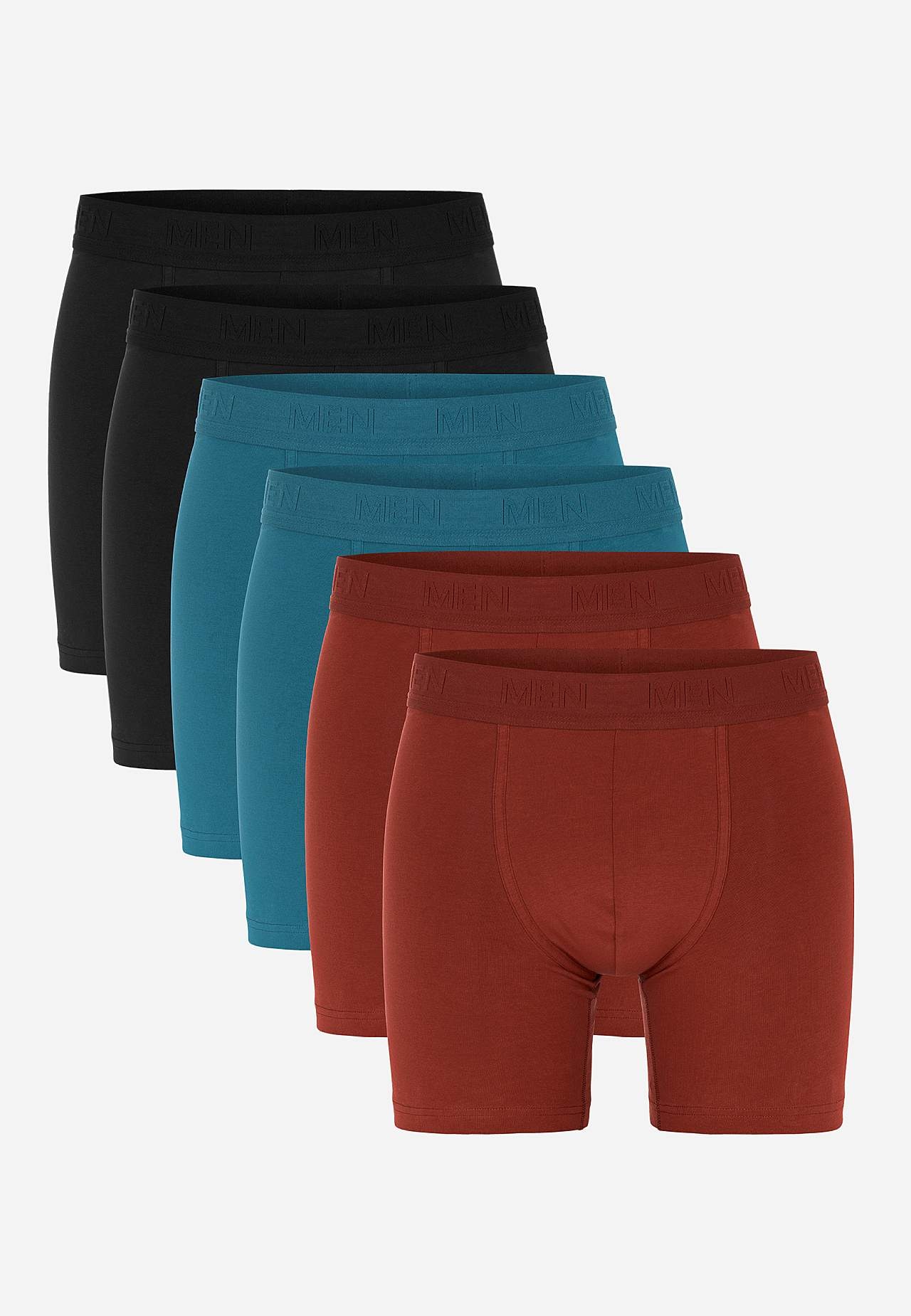 Boxers with longer leg 6-pack