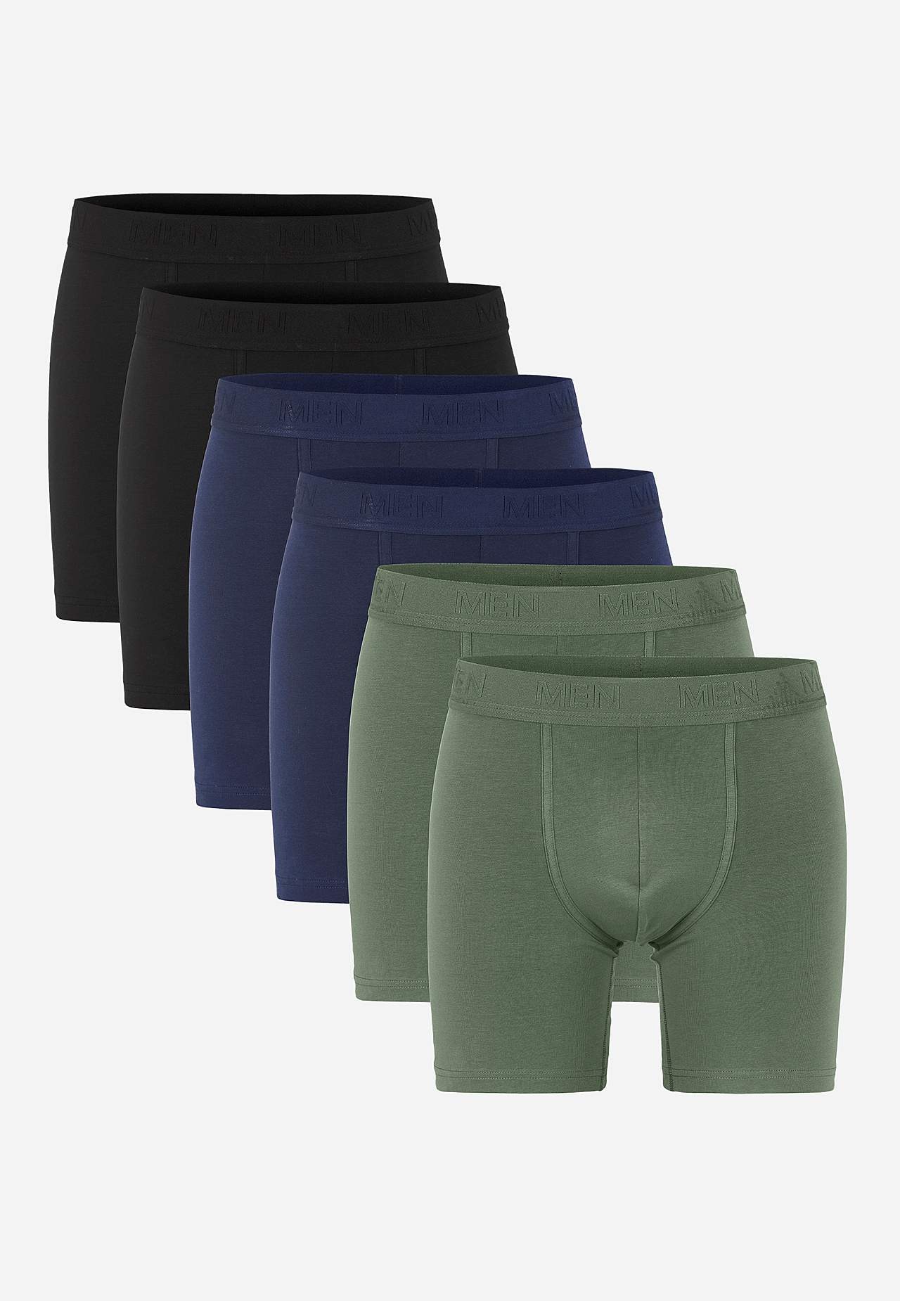 Boxers with longer leg 6-pack