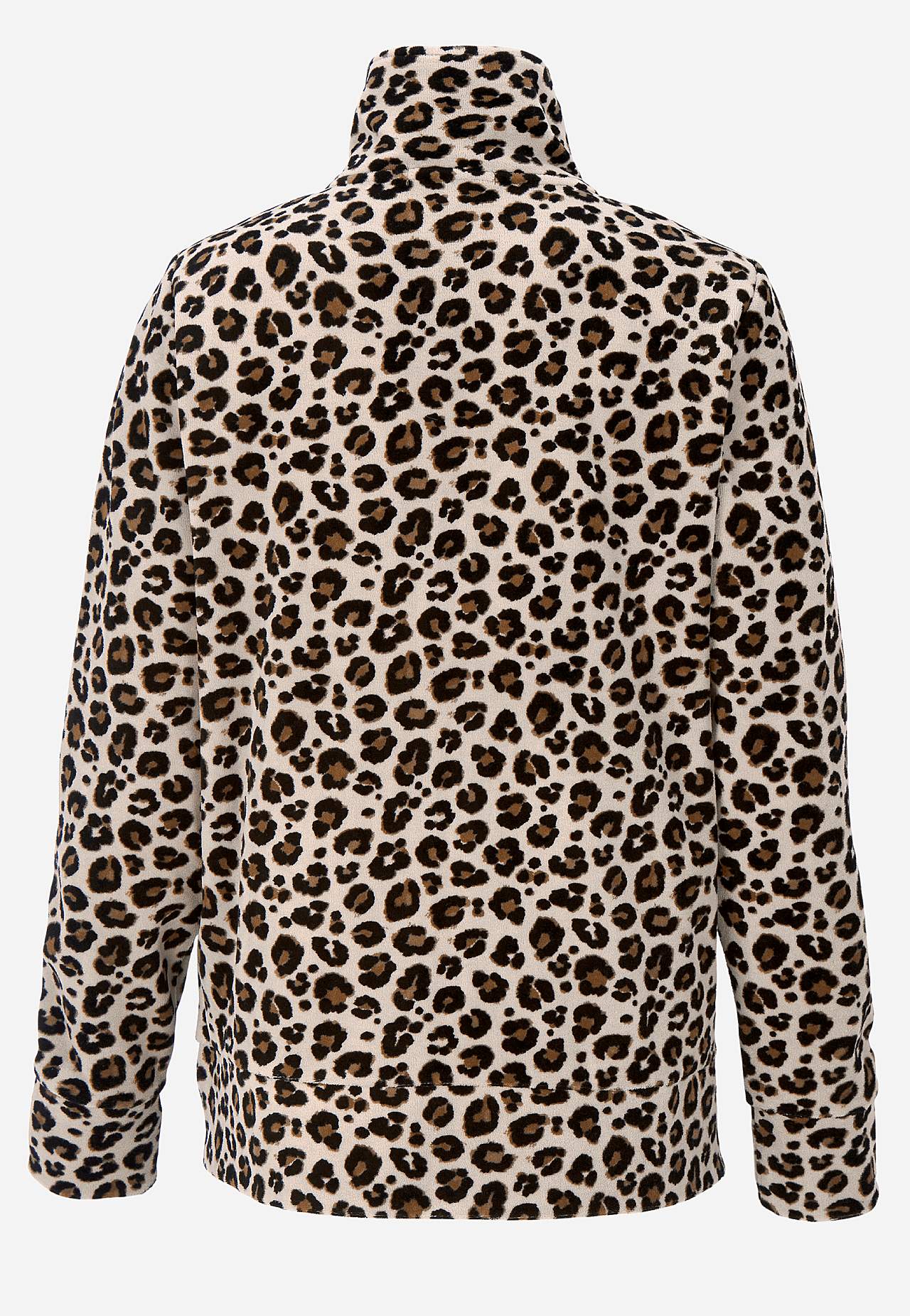 Velour jacket with zip Wilma