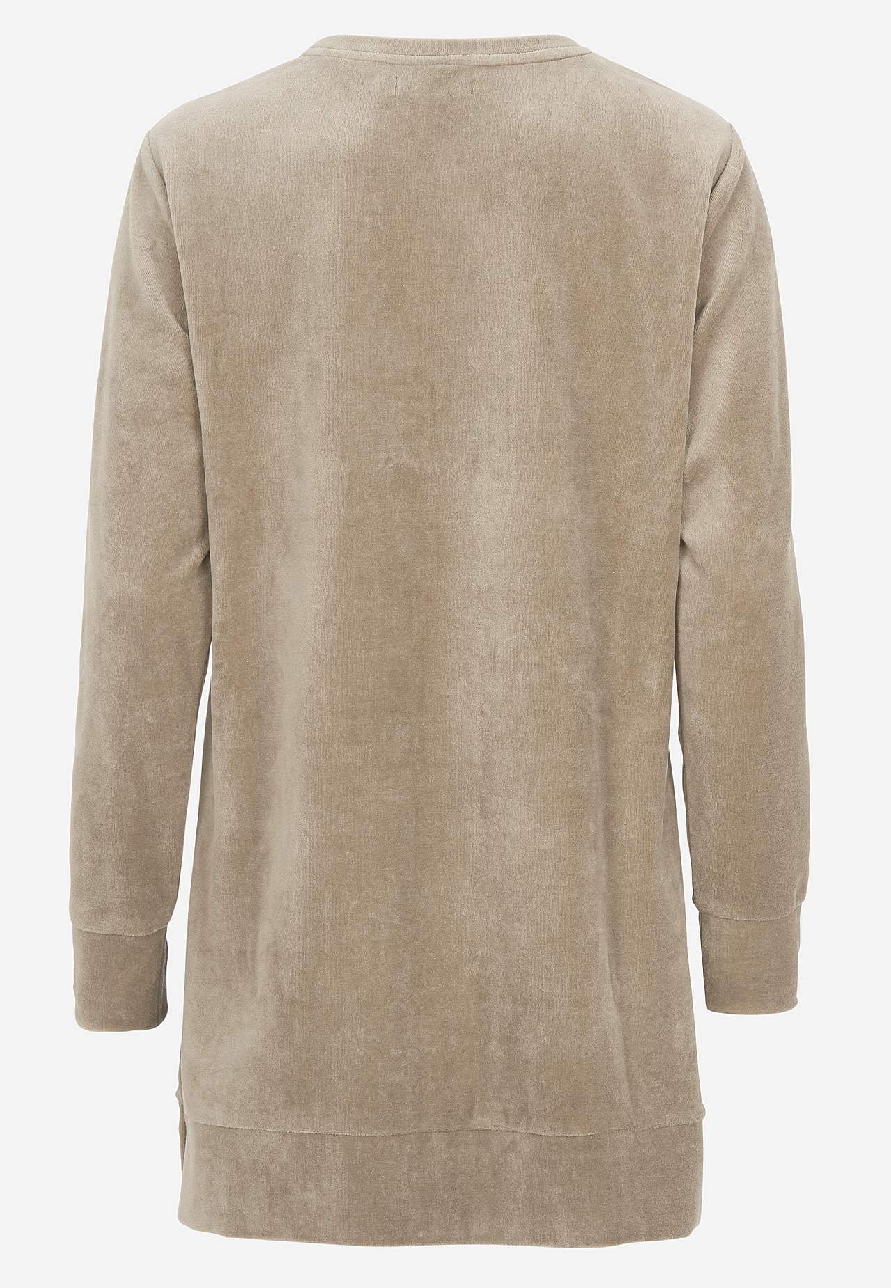 Long velour tunic