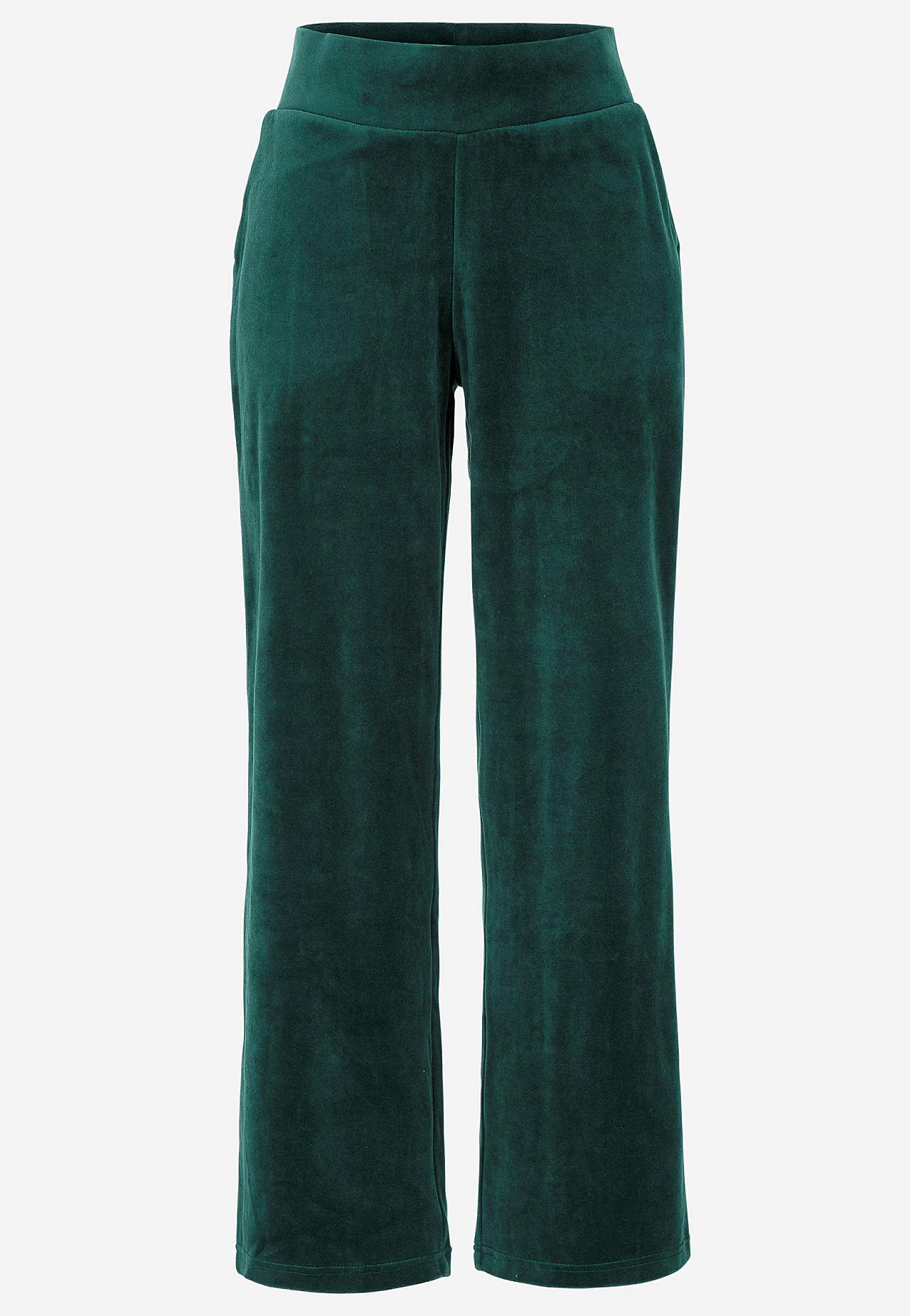 Wide velour trousers Wilma