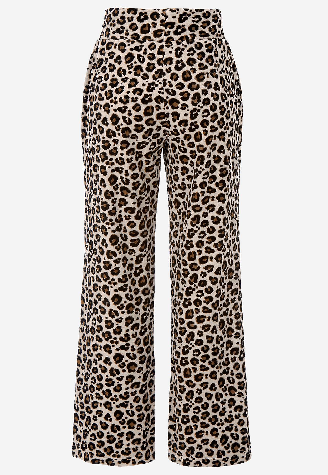 Wide velour trousers Wilma