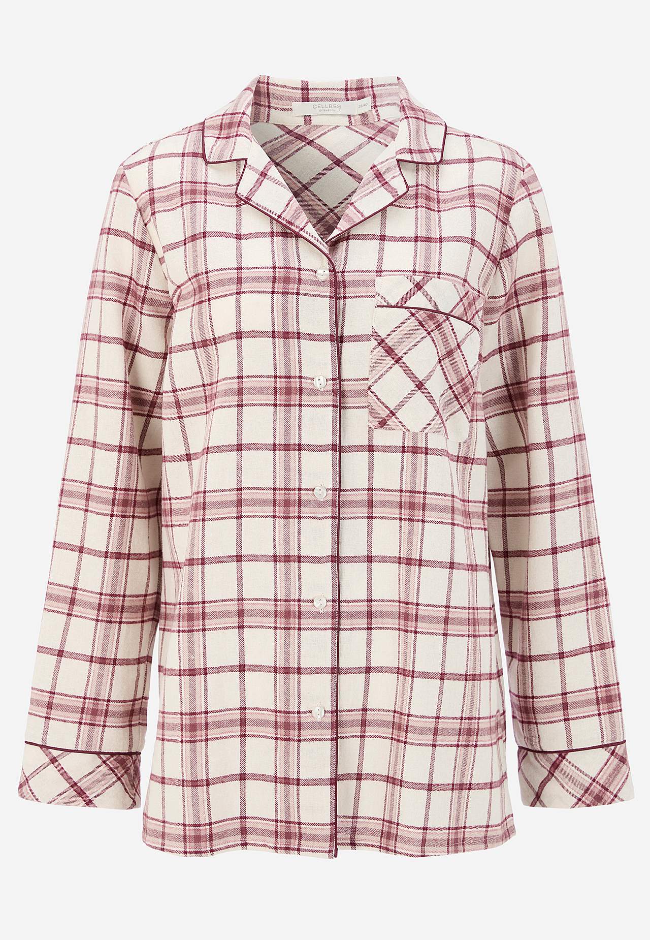 Checked pyjamas in flannel
