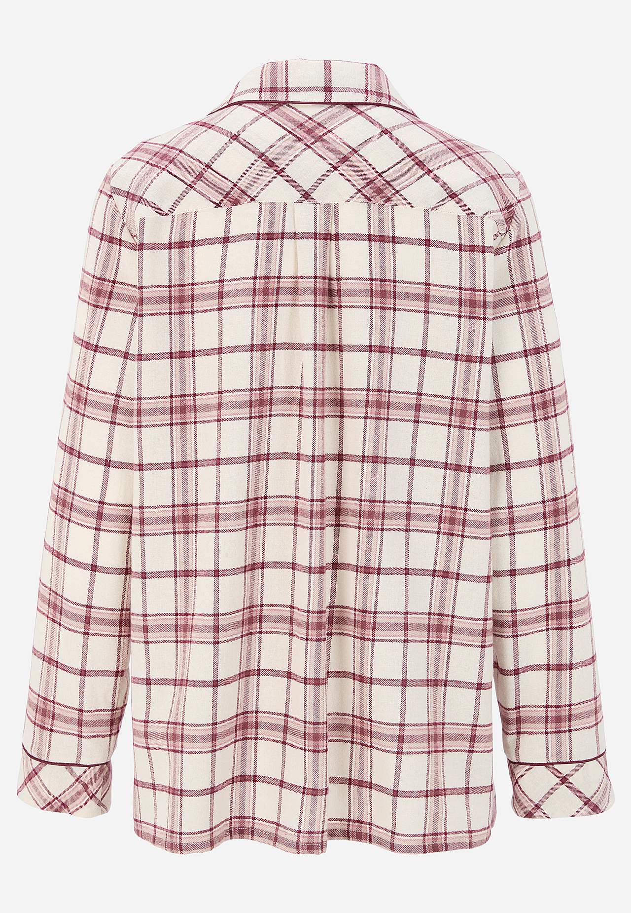 Checked pyjamas in flannel