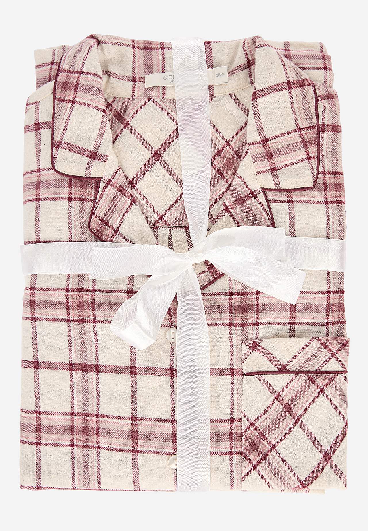 Checked pyjamas in flannel