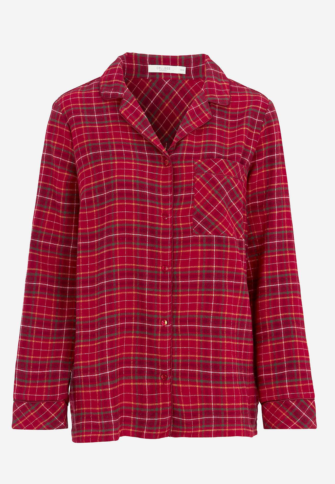 Checked pyjamas in flannel
