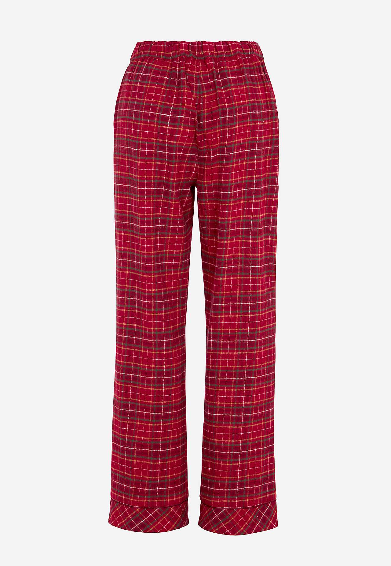Checked pyjamas in flannel