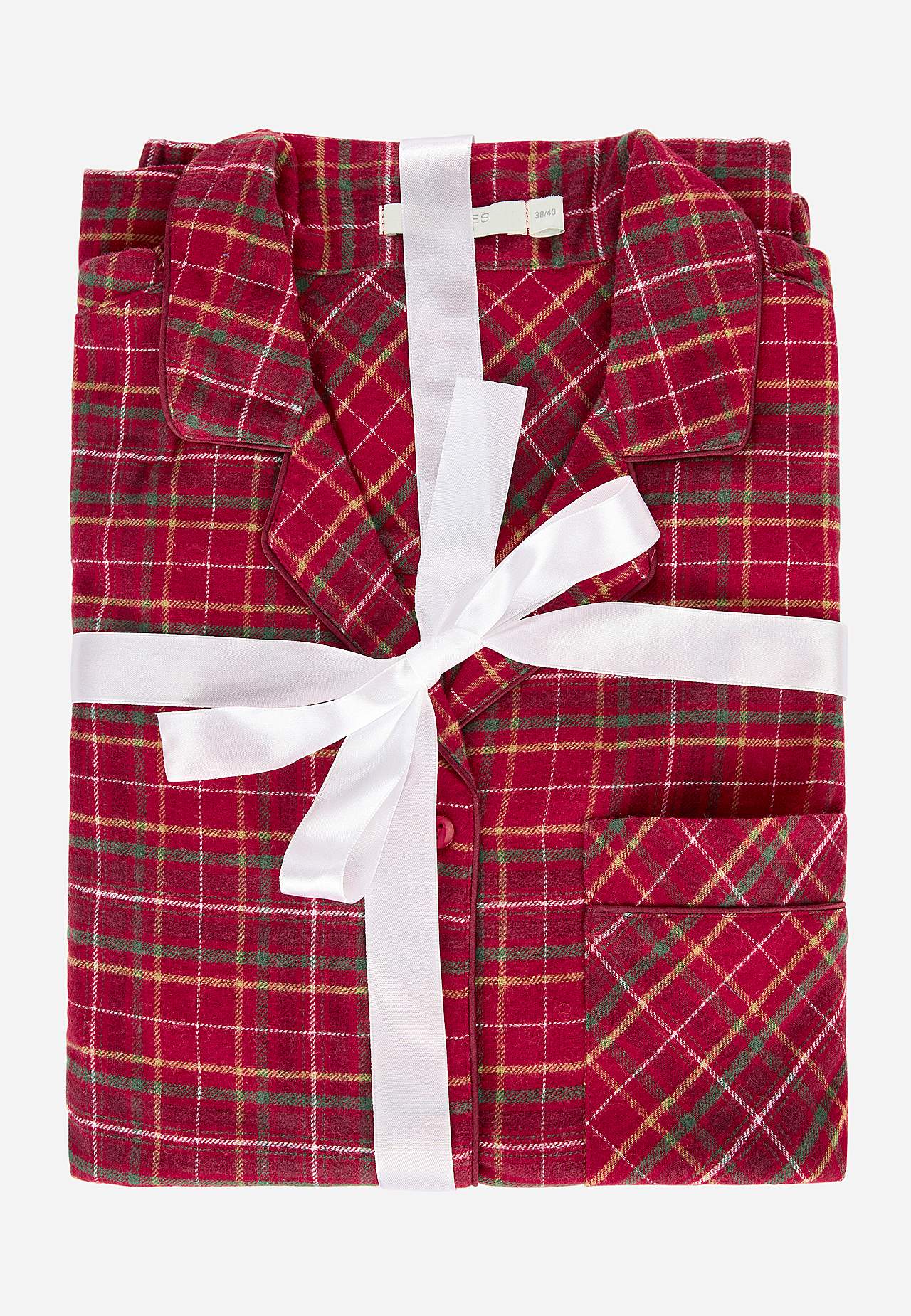 Checked pyjamas in flannel