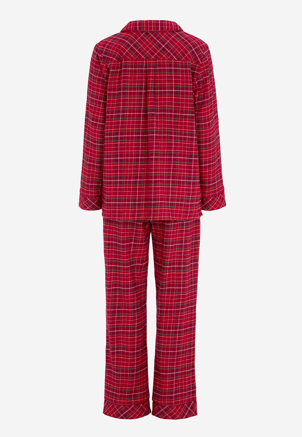 Checked pyjamas in flannel