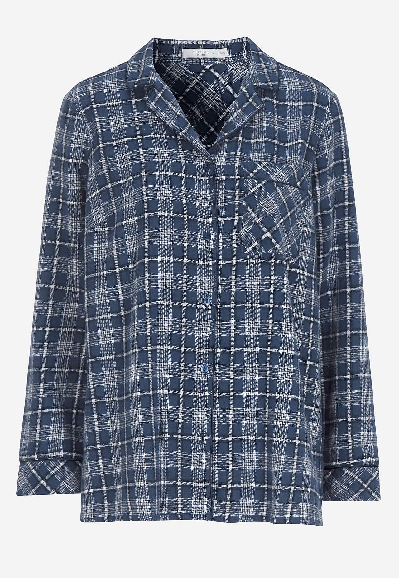 Checked pyjamas in flannel