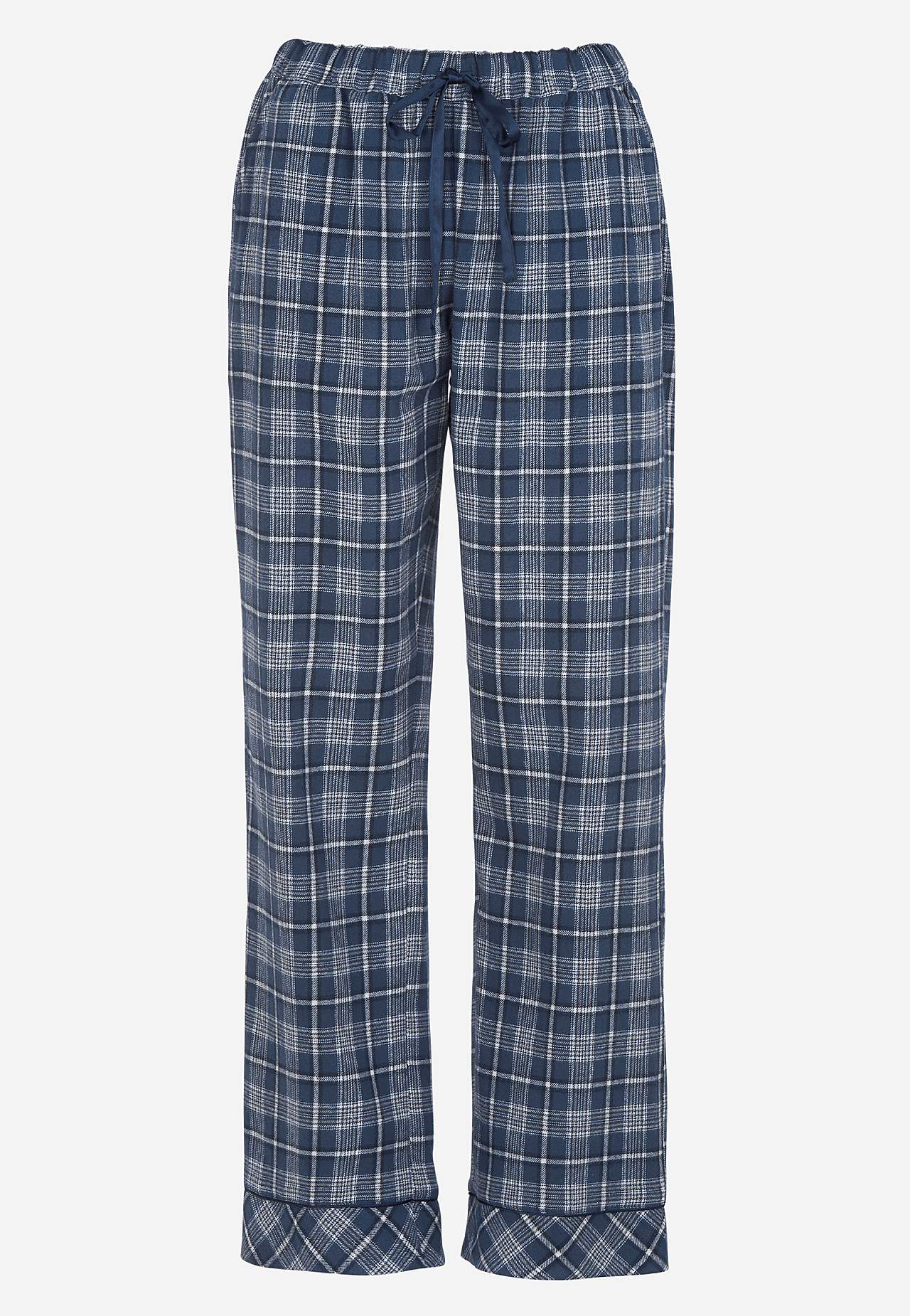 Checked pyjamas in flannel