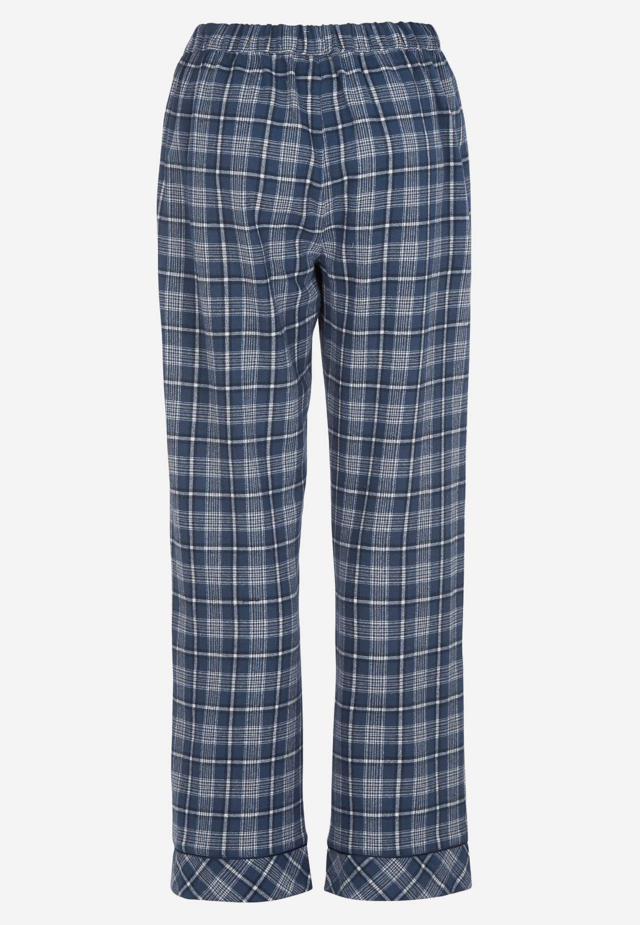 Checked pyjamas in flannel