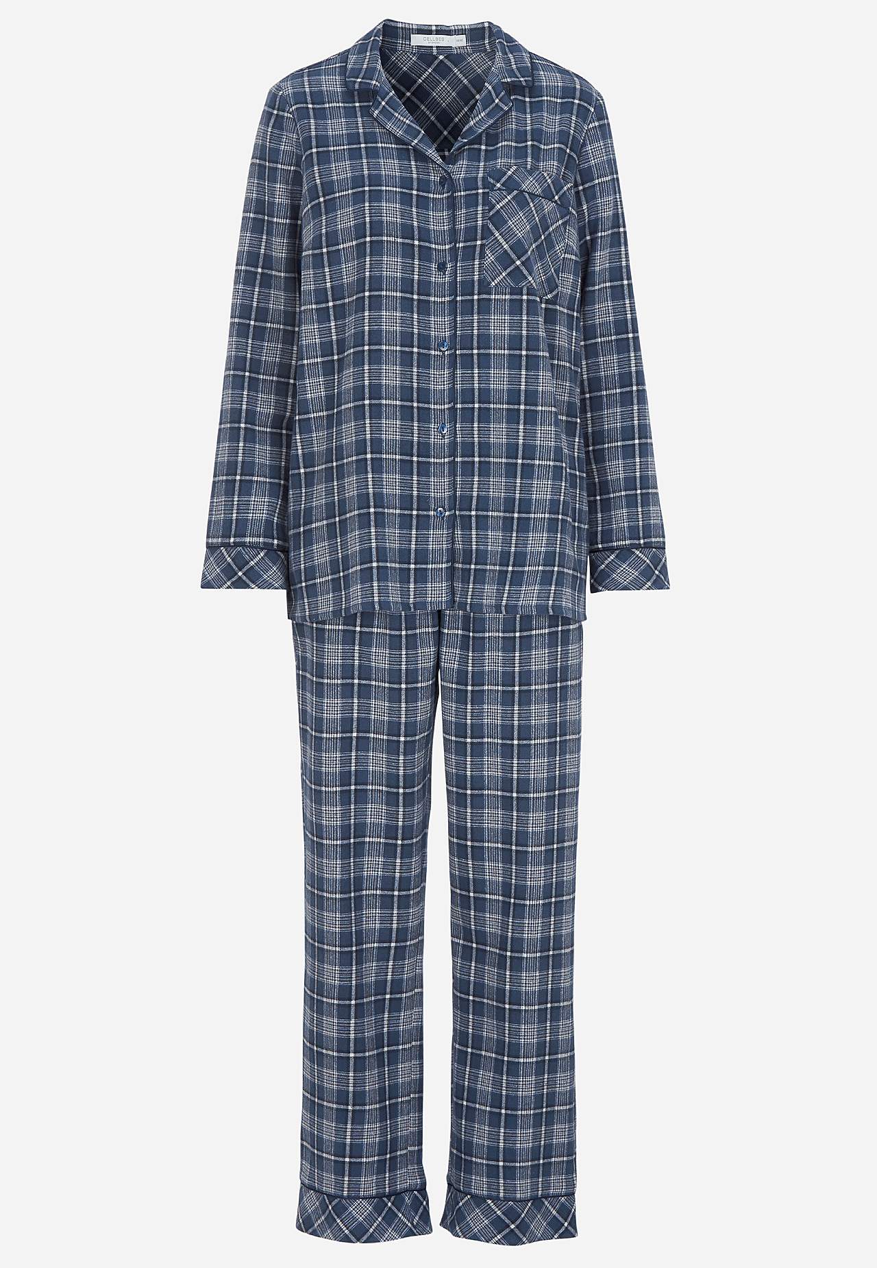 Checked pyjamas in flannel