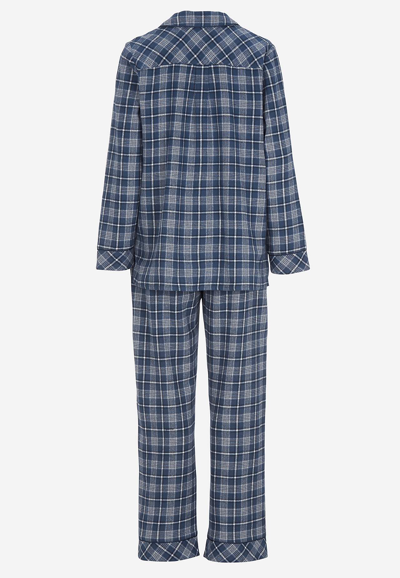 Checked pyjamas in flannel